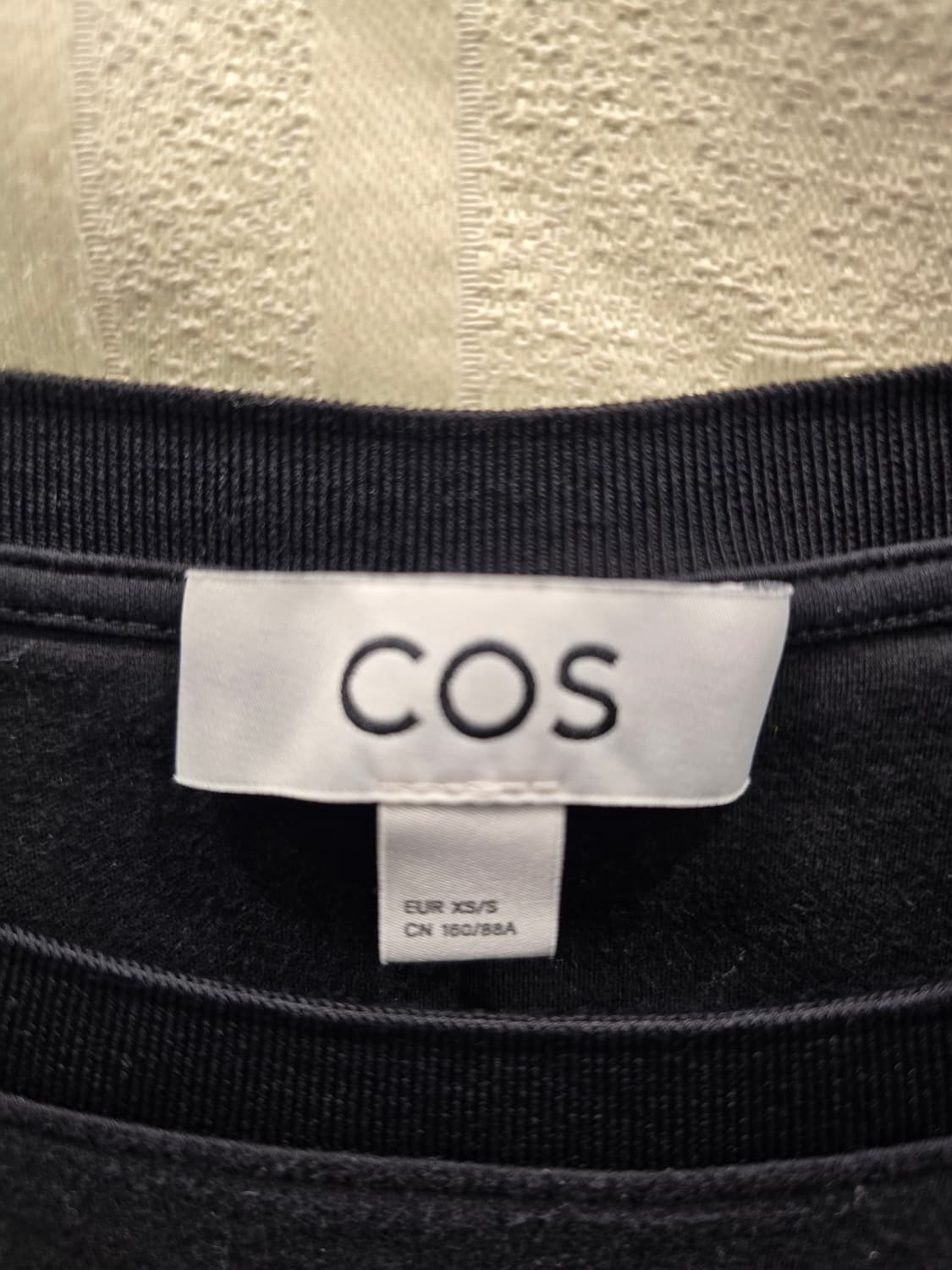 코스 COS 블랙 코튼 박시 티셔츠 프리사이즈 상품이미지5