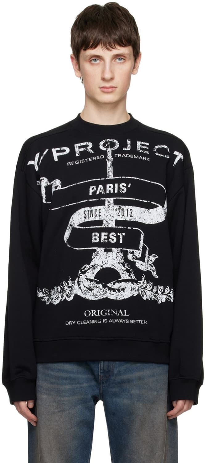 와이프로젝트 / 파리베스트 로고 스웻셔츠 / L 상품이미지1