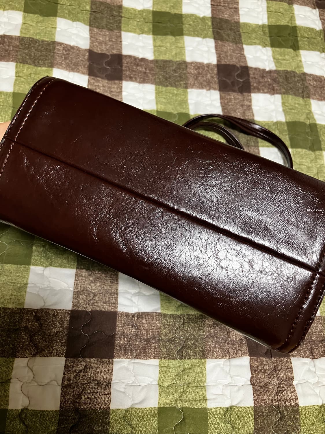 스탠드오일 오블롱 미니백 브라운/standoil 상품이미지2