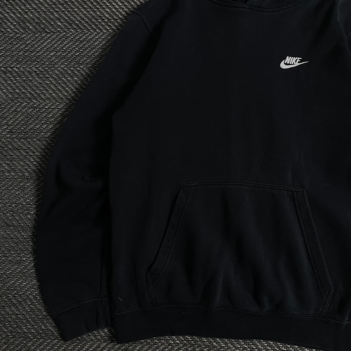 나이키 스우시로고 후드 티셔츠 블랙y 3687 상품이미지4