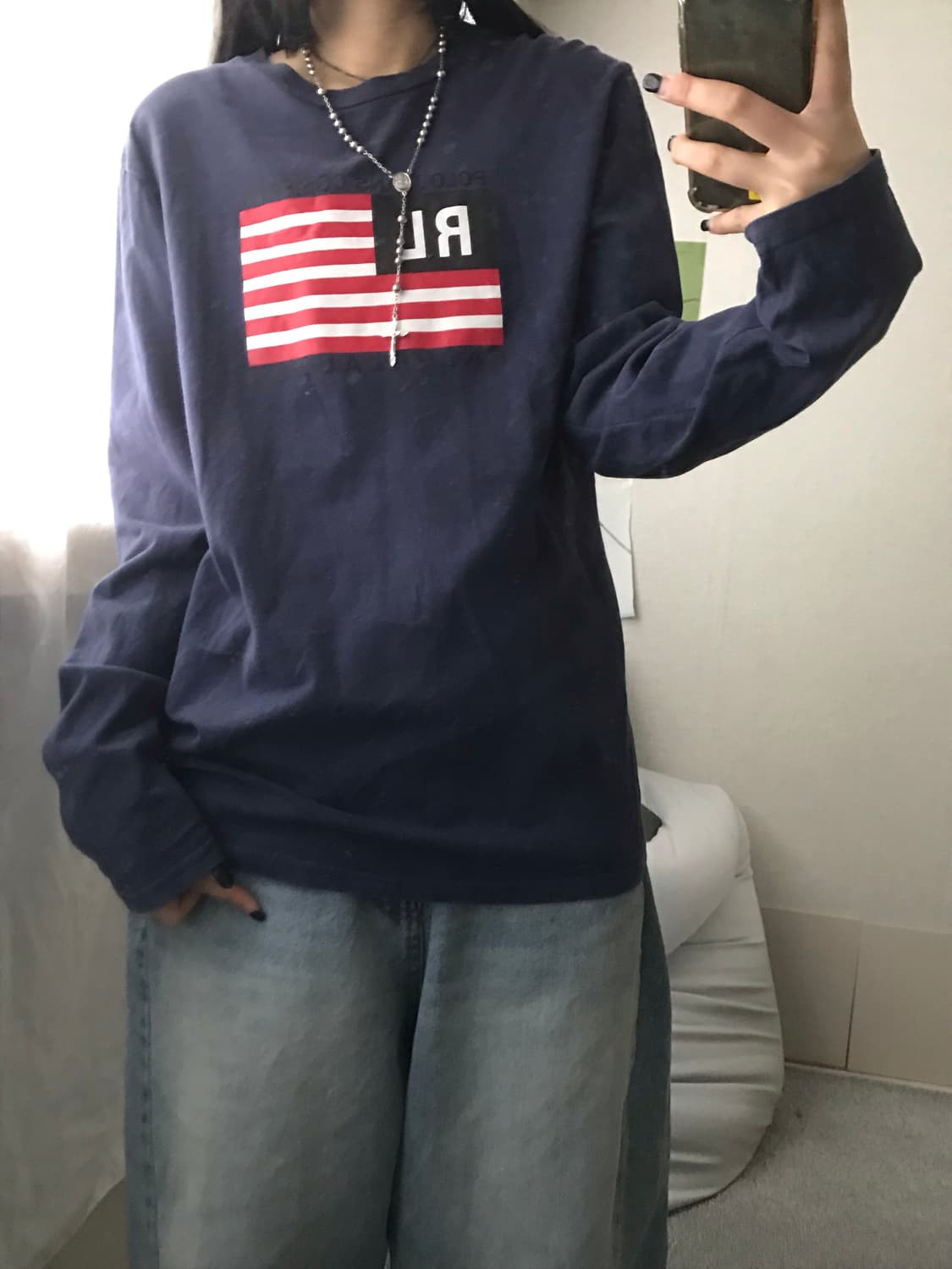 폴로 성조기 롱슬리브 상품이미지6