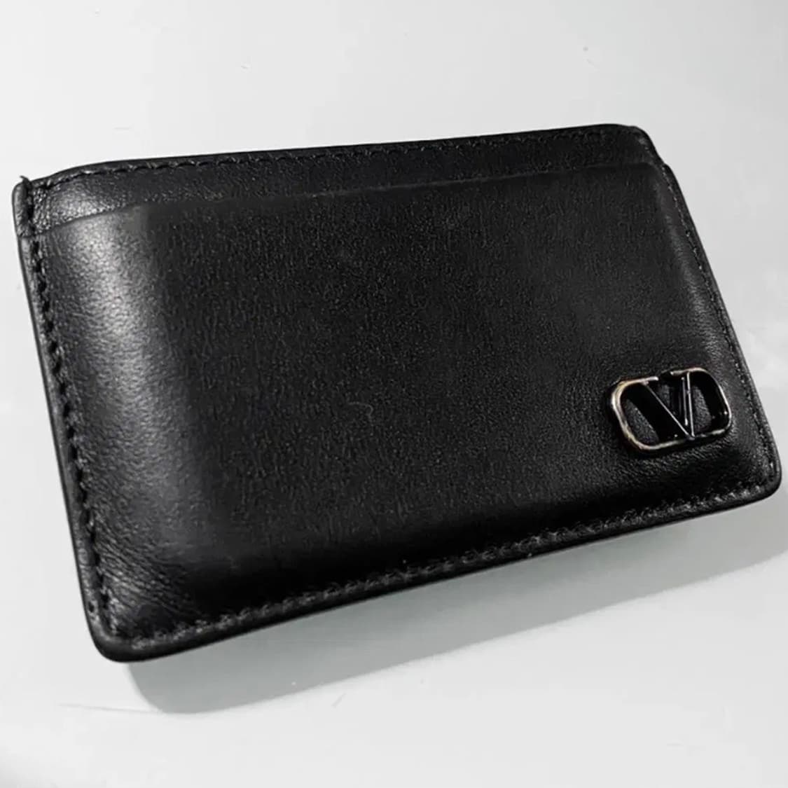 [정품]VALENTINO 발렌티노 송아지가죽 V로고 카드지갑 상품이미지3