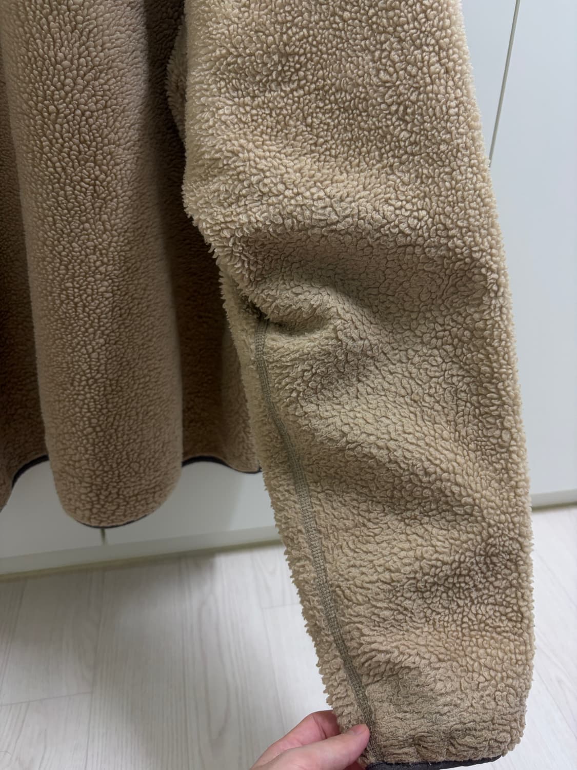 00s 파타고니아 레트로 딥파일 플리스 오트밀 그레이 자켓 상품이미지6