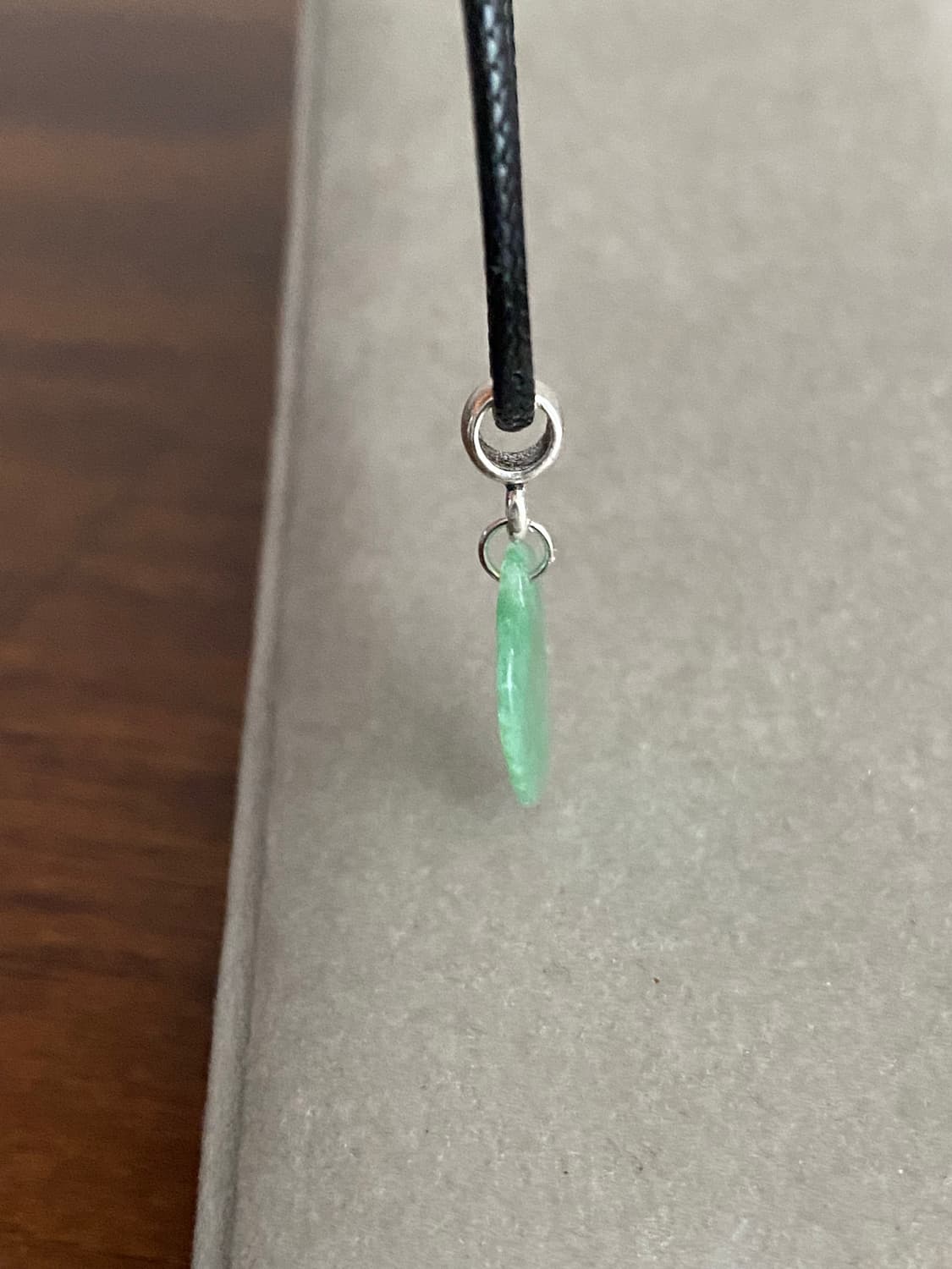 하트 모티브 천연 비취 펜던트 목걸이 상품이미지7