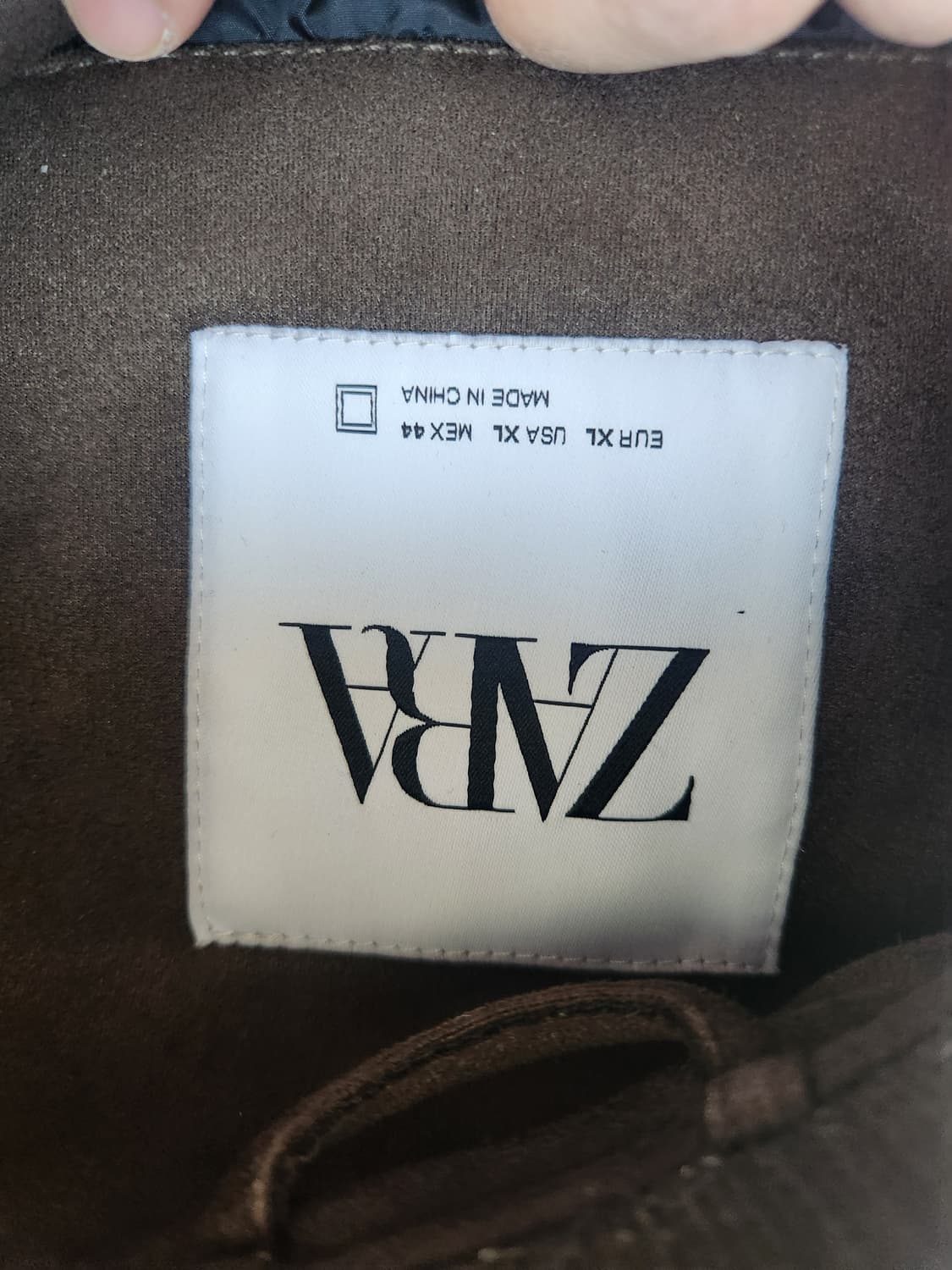 자라 인조 스웨이드 봄버 자켓 XL 상품이미지2