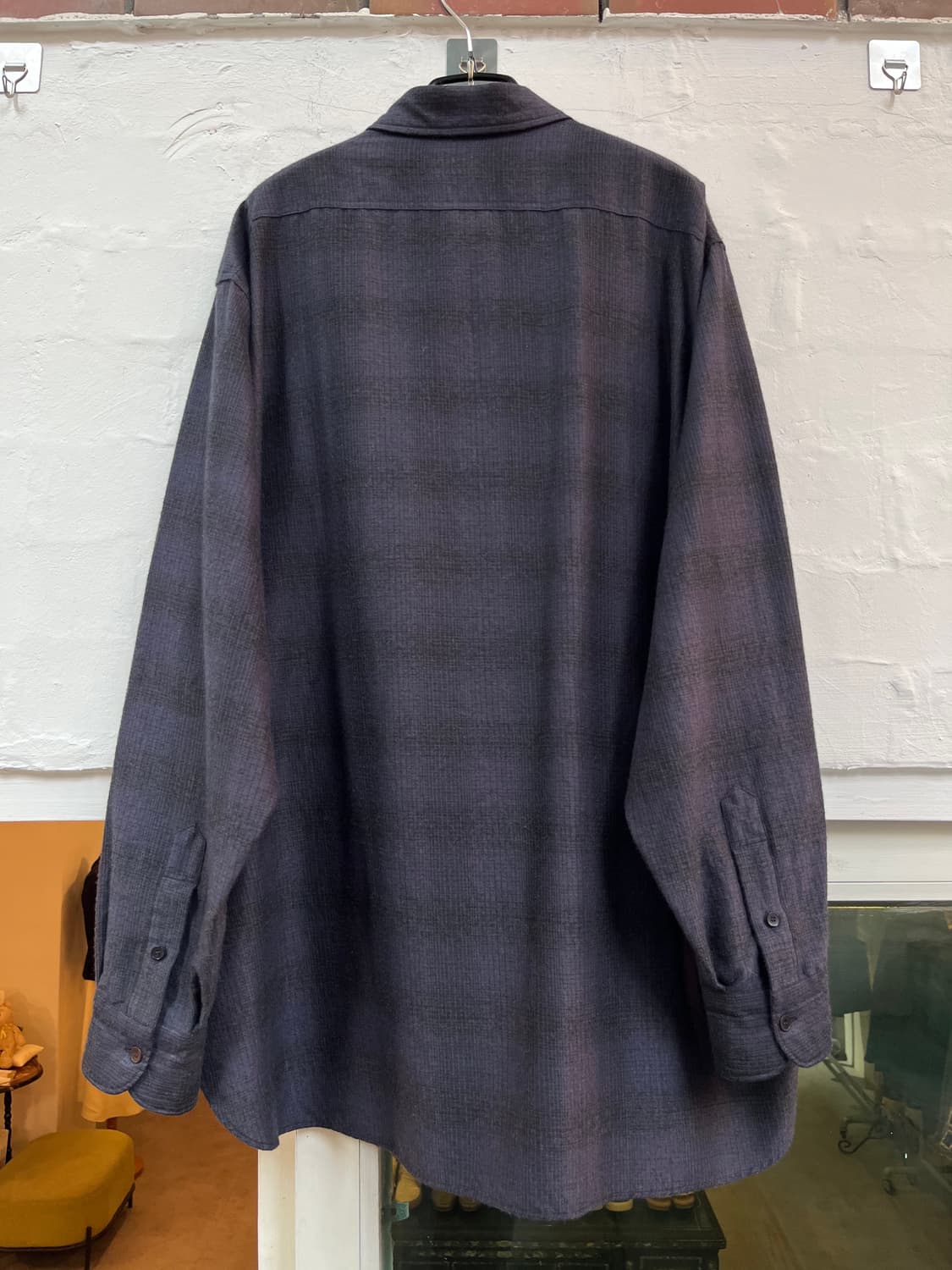 Comoli 코모리 울 실크 워크 셔츠 3 상품이미지7