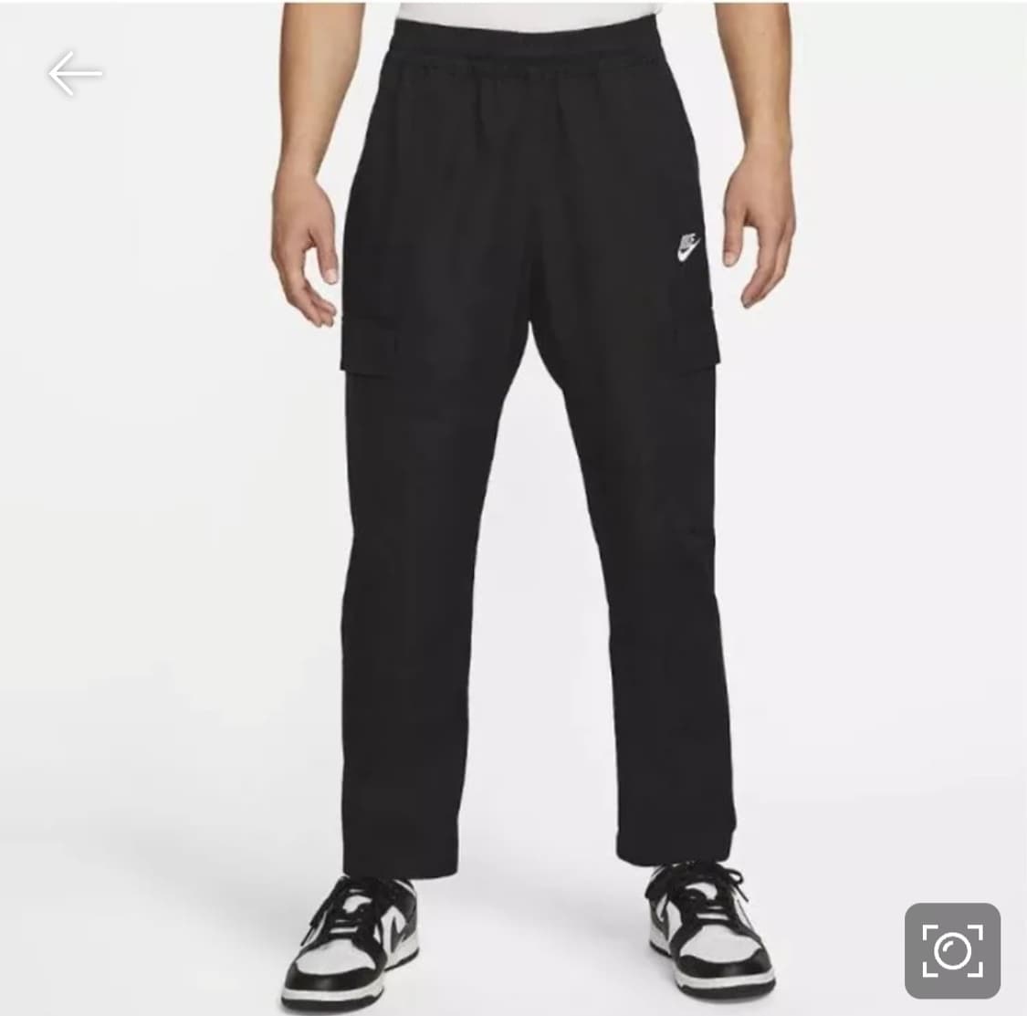 (새상품)나이키 클럽 우븐 카고팬츠 블랙 M 상품이미지2