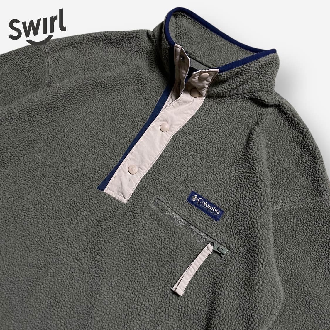🌊Columbia fleece snap-T 상품이미지3
