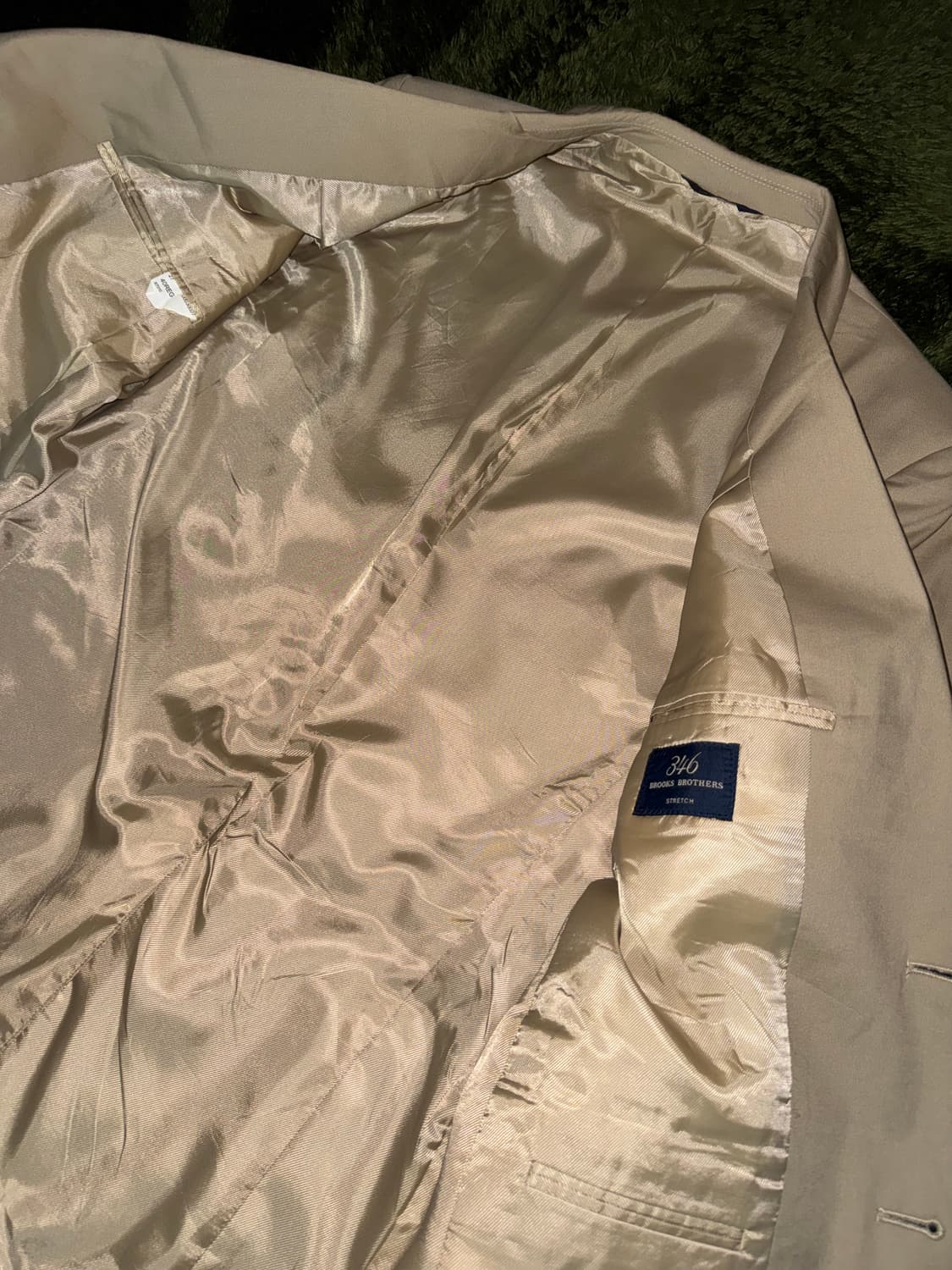 [40R] 브룩스 브라더스 346 클래식 핏 코튼 블레이저 베이지 상품이미지4
