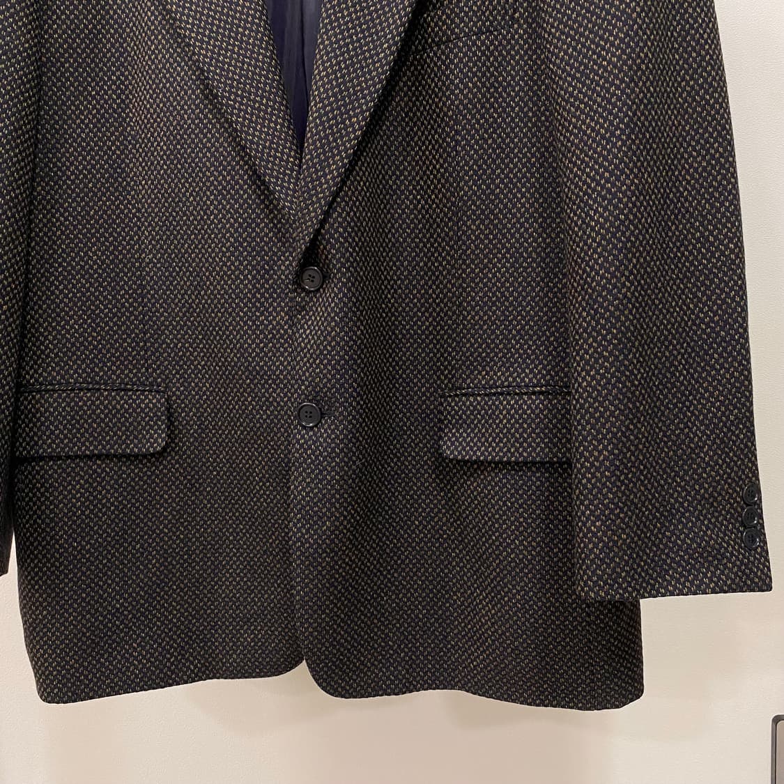 지방시 울 캐시미어 패턴 싱글 블레이저 상품이미지4