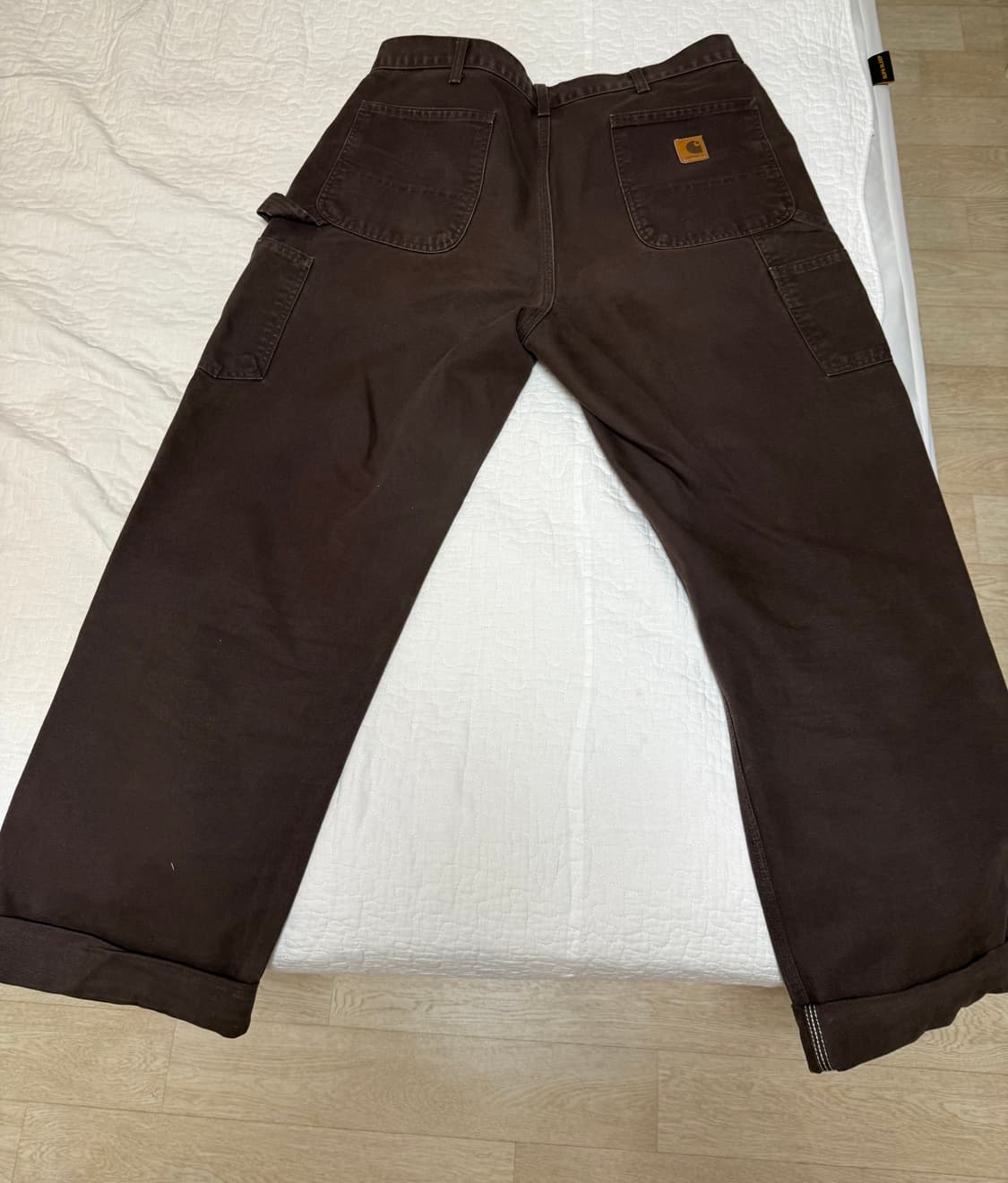 칼하트 빈티지 브라운 코튼팬츠 상품이미지1