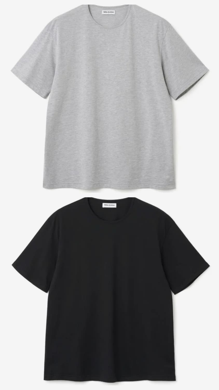 밀로 아카이브 u넥 두 장 일괄 상품이미지1