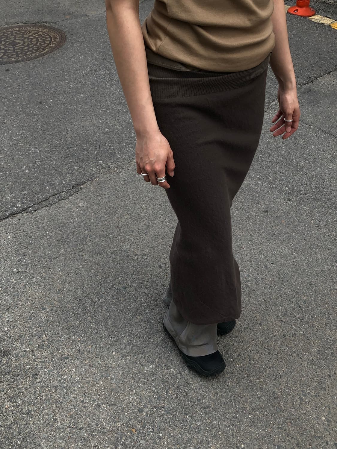 릭오웬스 00s 드레이프 스커트  상품이미지1