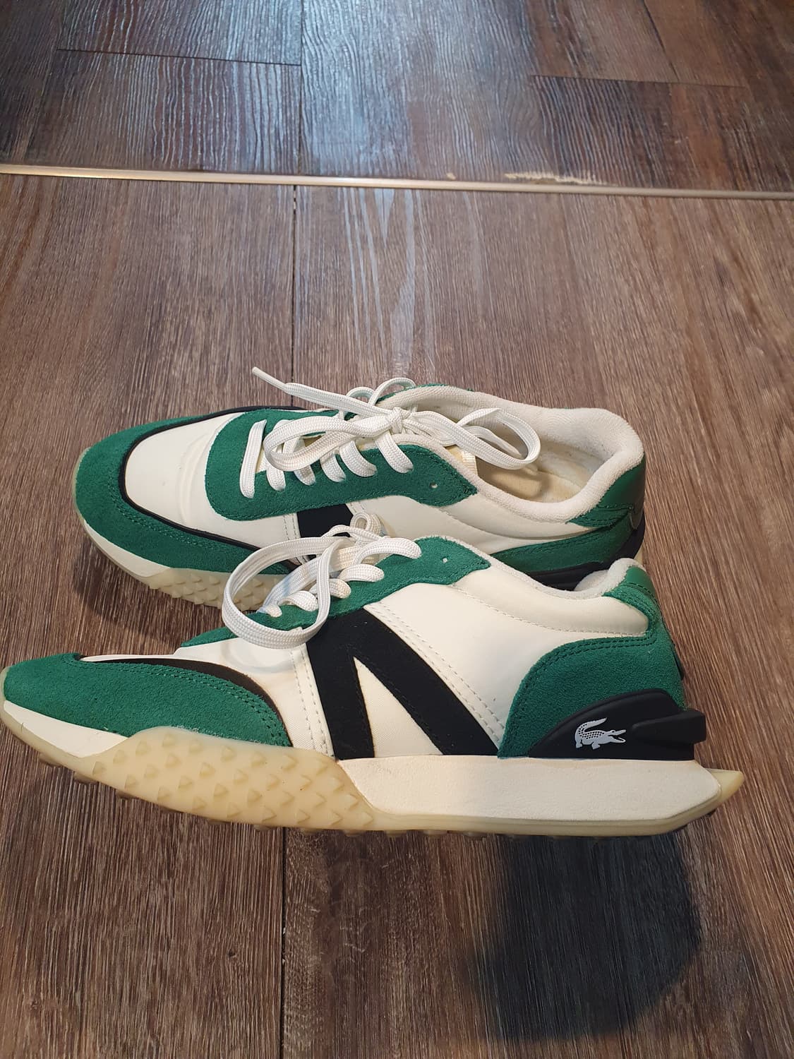 라코스테 스니커즈 그린/화이트 상품이미지1