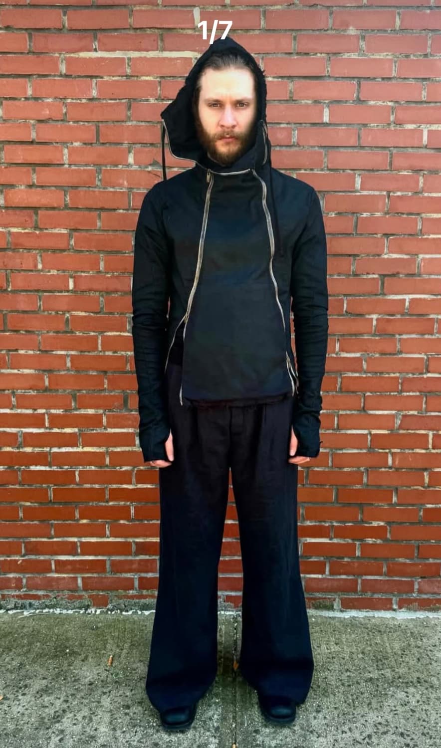 구매-Type3 hoodie in wooven stretch cotton 상품이미지2