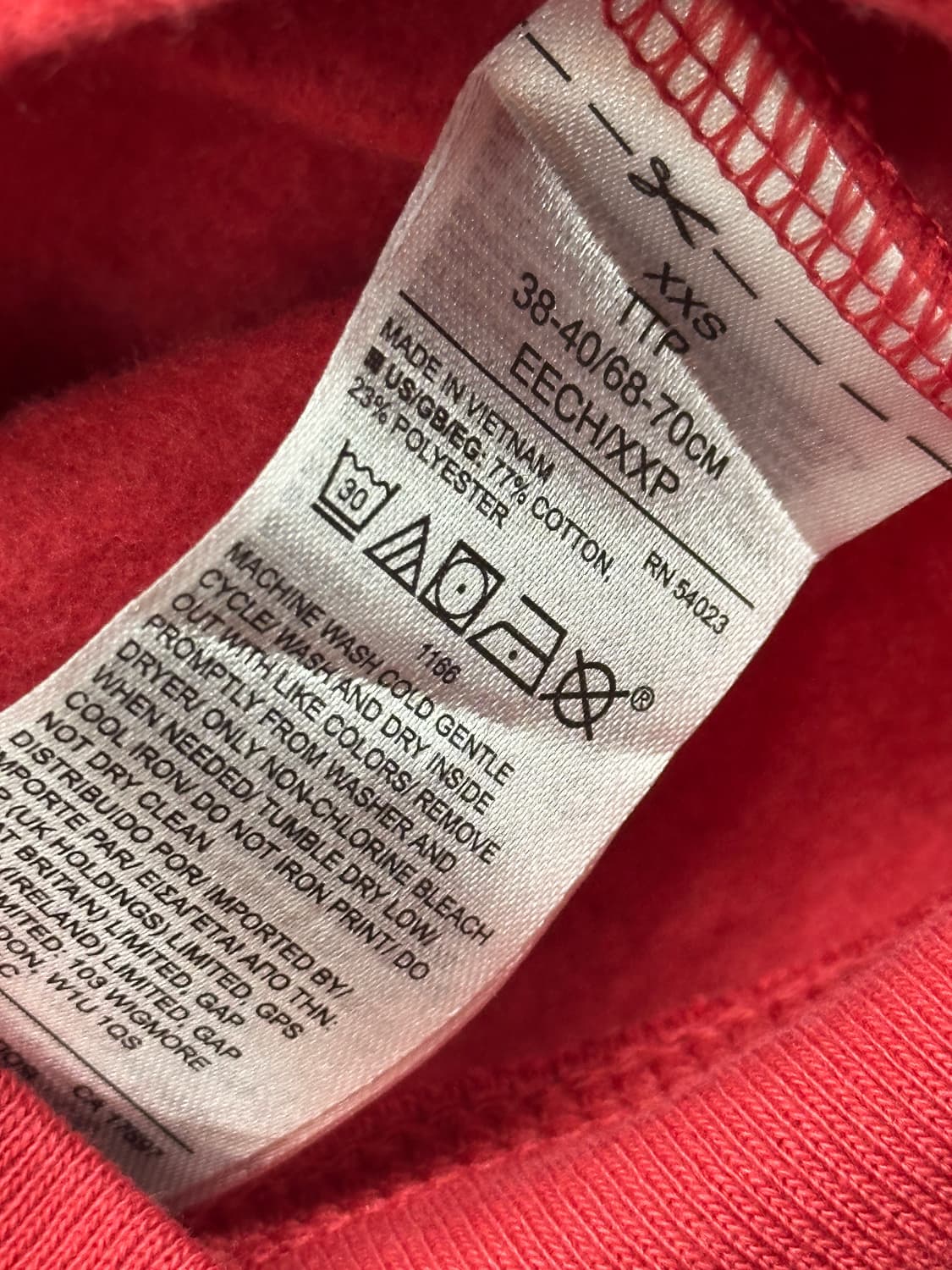 재팬 Gap 레드 기모 U.S.A 후드집업  빈티지 데코라 괴짜  상품이미지6