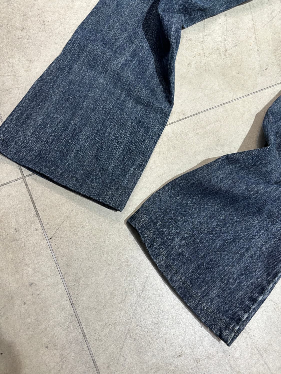 Oririn 나비 자수 워싱 데님팬츠 상품이미지8