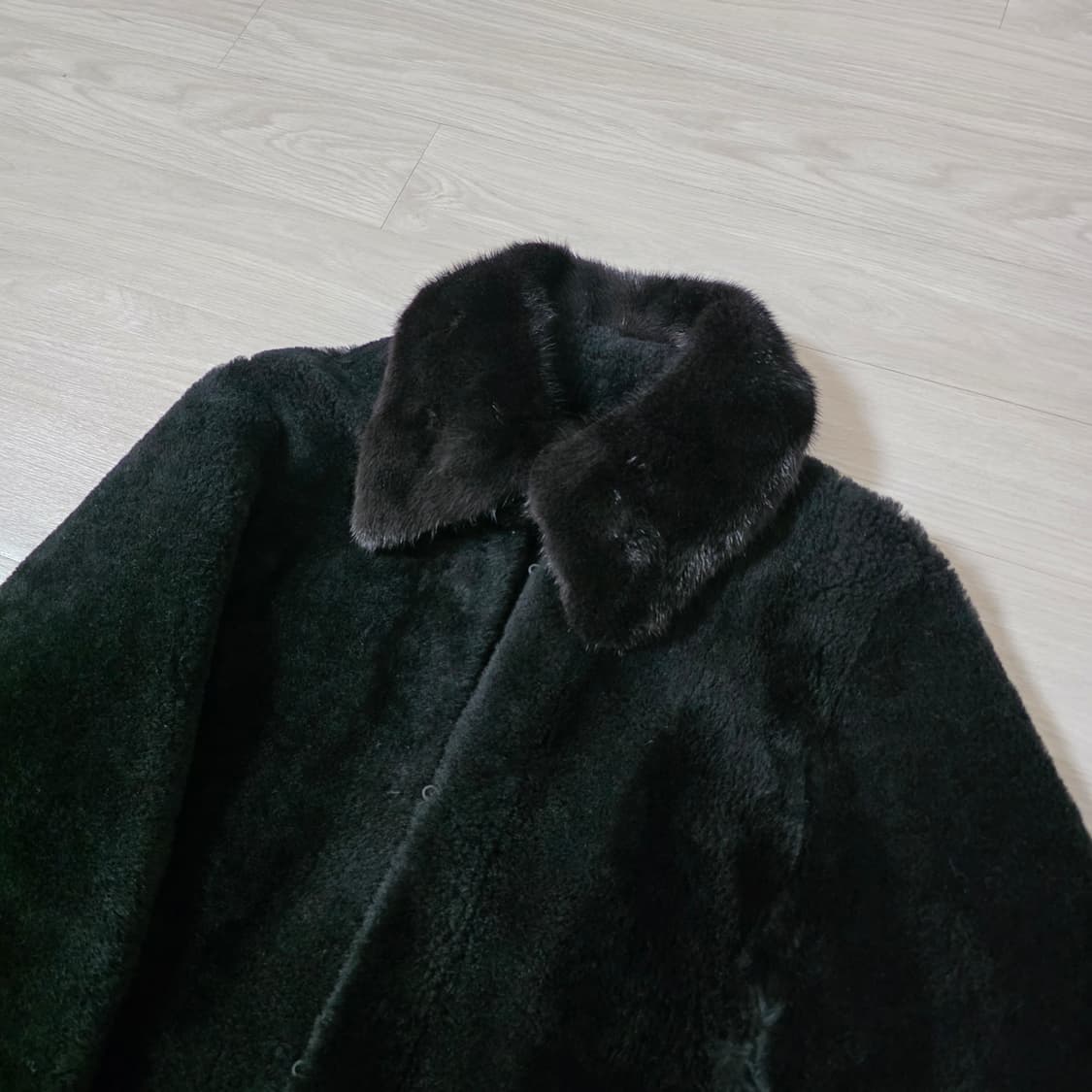 LBL 무스탕코트 밍크 카라 (에르메스 트윌리 포함) 상품이미지2