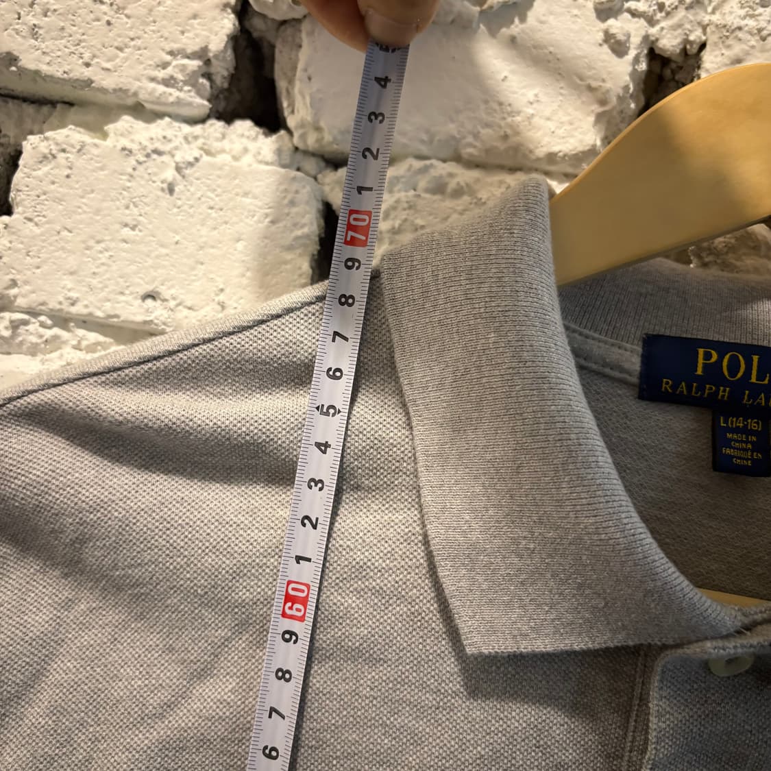 폴로 빅포니 3 빈티지 그레이 카라티셔츠 상품이미지9