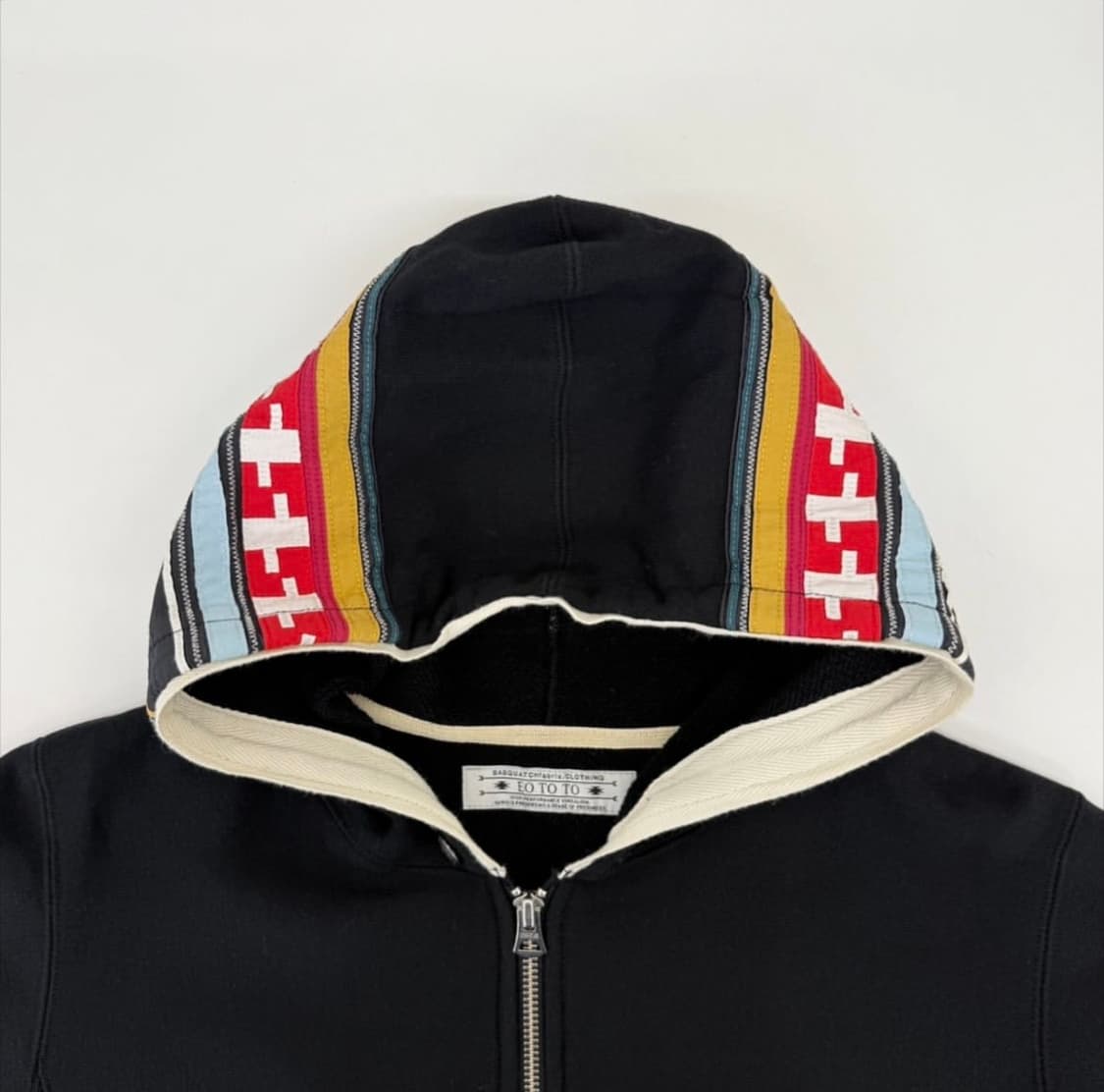 사스콰치패브릭스 Eo To To 패턴 후드 집업 상품이미지2