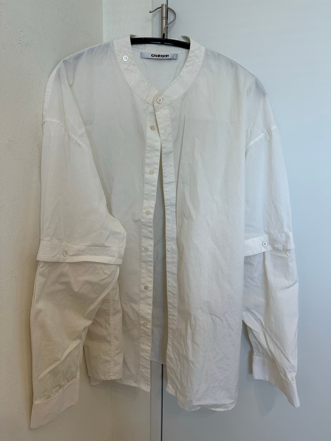 살라얀 Chalayan 화이트 셔츠 (Hussein Chalayan) 상품이미지1