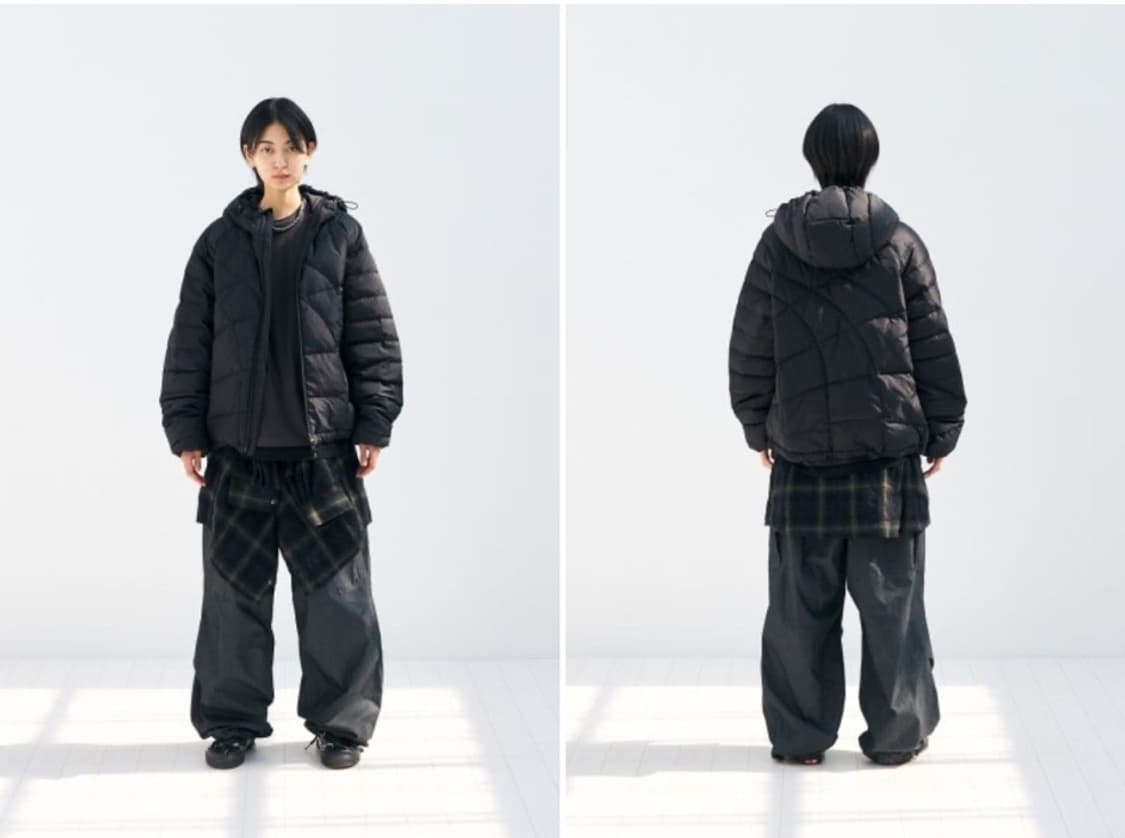 해칭룸 Web Goose Down Puffer Black 사이즈1 상품이미지1