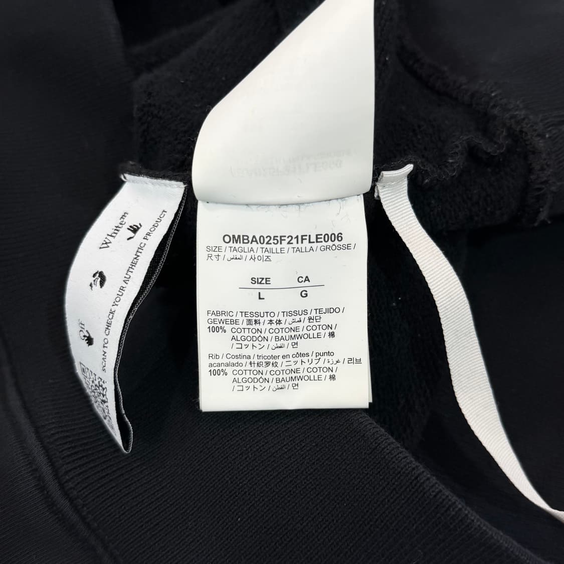 [리오브] 오프화이트 디그레이드 애로우 맨투맨 상품이미지5