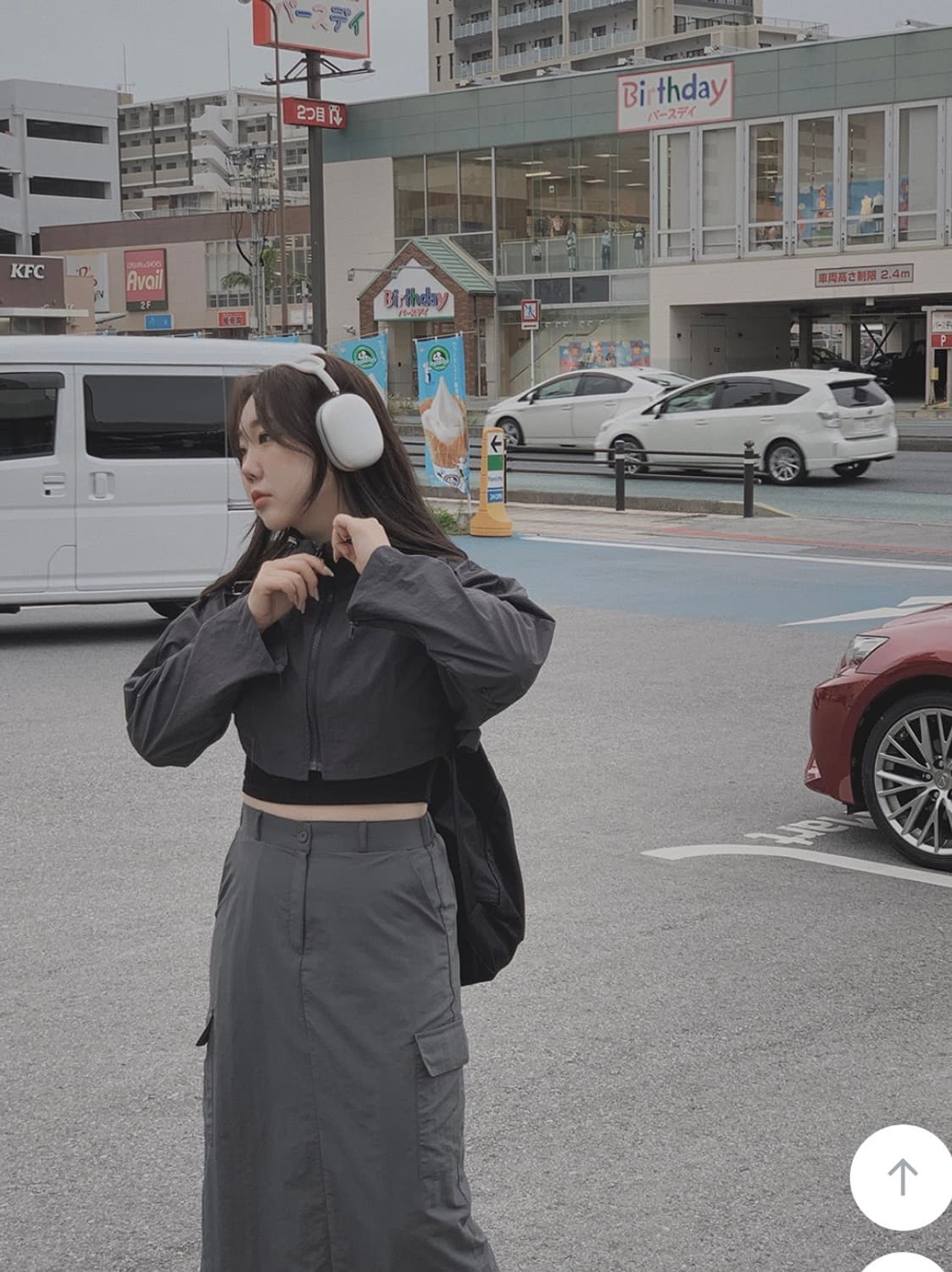 하비언니 made 유니크 나일론 카고 포켓 롱스커트 상품이미지9