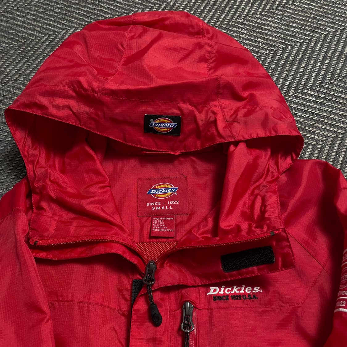 dickies 디키즈 올드스쿨 바람막이 자켓 레드o 5750 상품이미지4