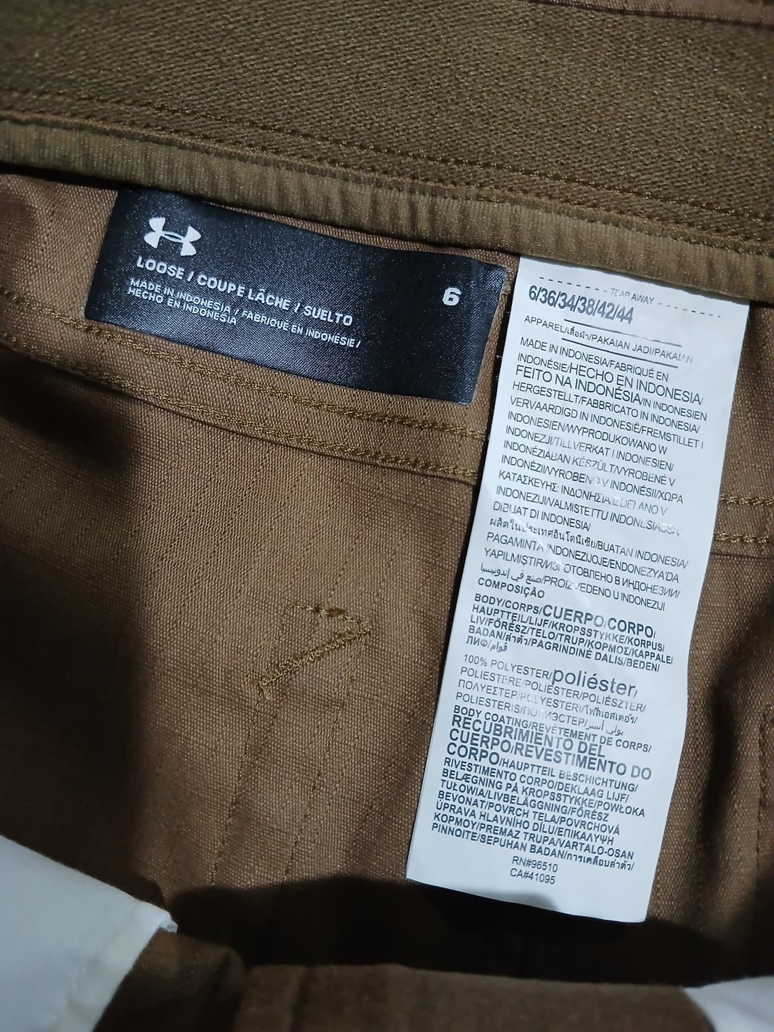 *언더아머 베이지 기능성 팬츠 (28-29) 남녀공용 상품이미지5