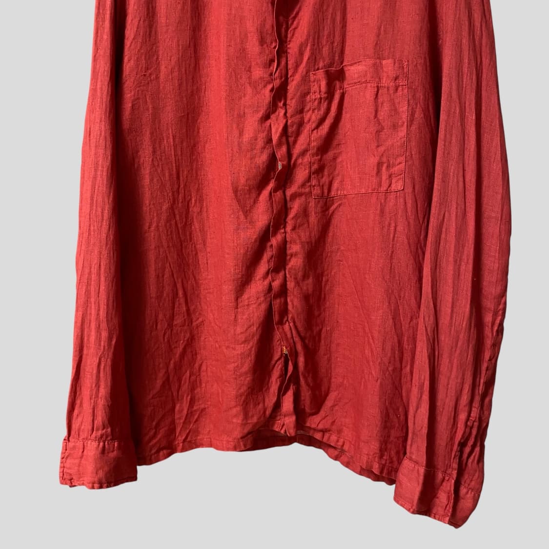 (4)90~00s CP COMPANY RELAX 린넨 집업 셔츠자켓 상품이미지5