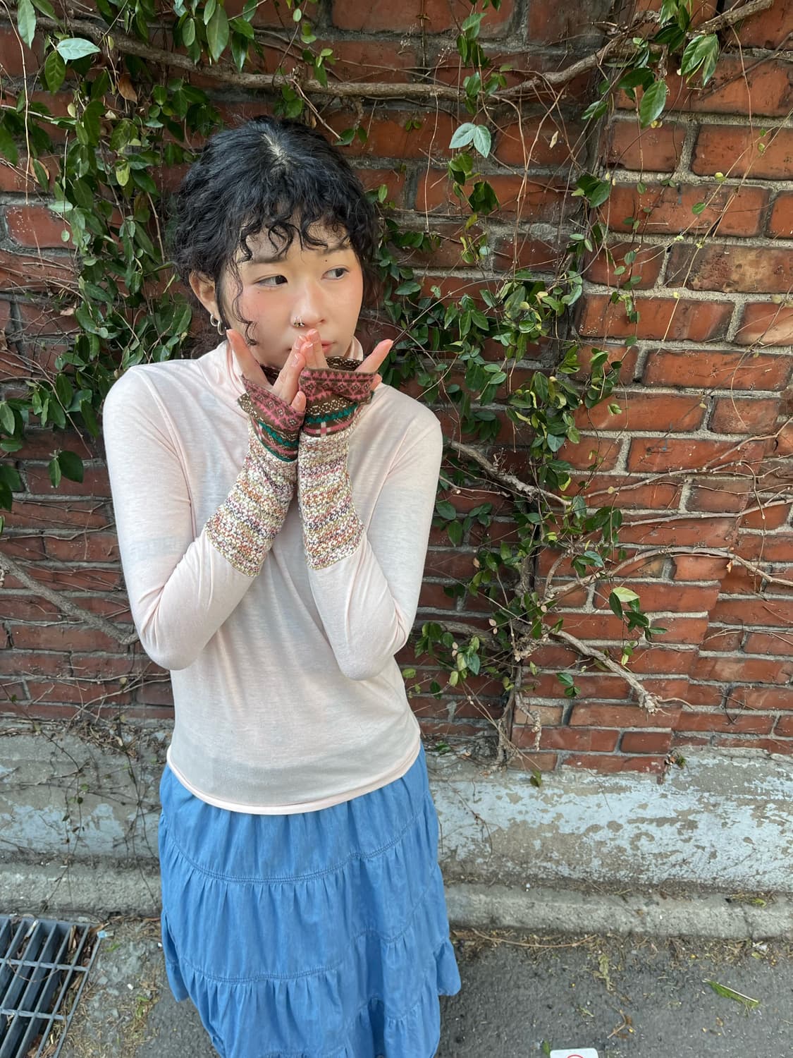 소매 워머 포인트 하이넥 상품이미지1