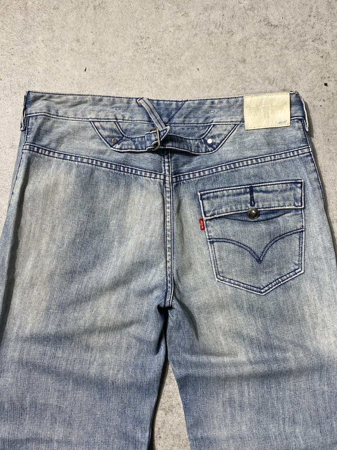 [32-33] Levi's 리바이스 모던 오리지널 신치백 데님팬츠 상품이미지6