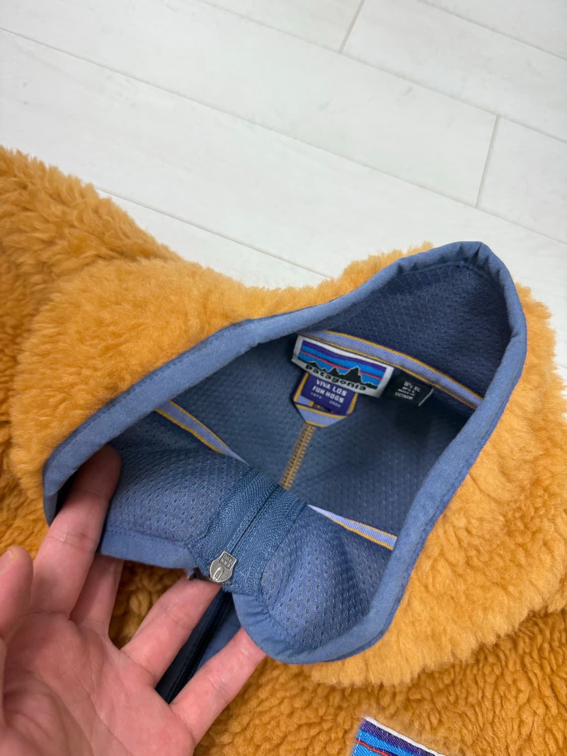 파타고니아 50주년 플리스 자켓 L 사이즈  상태 좋습니다  9.5/10 상품이미지5