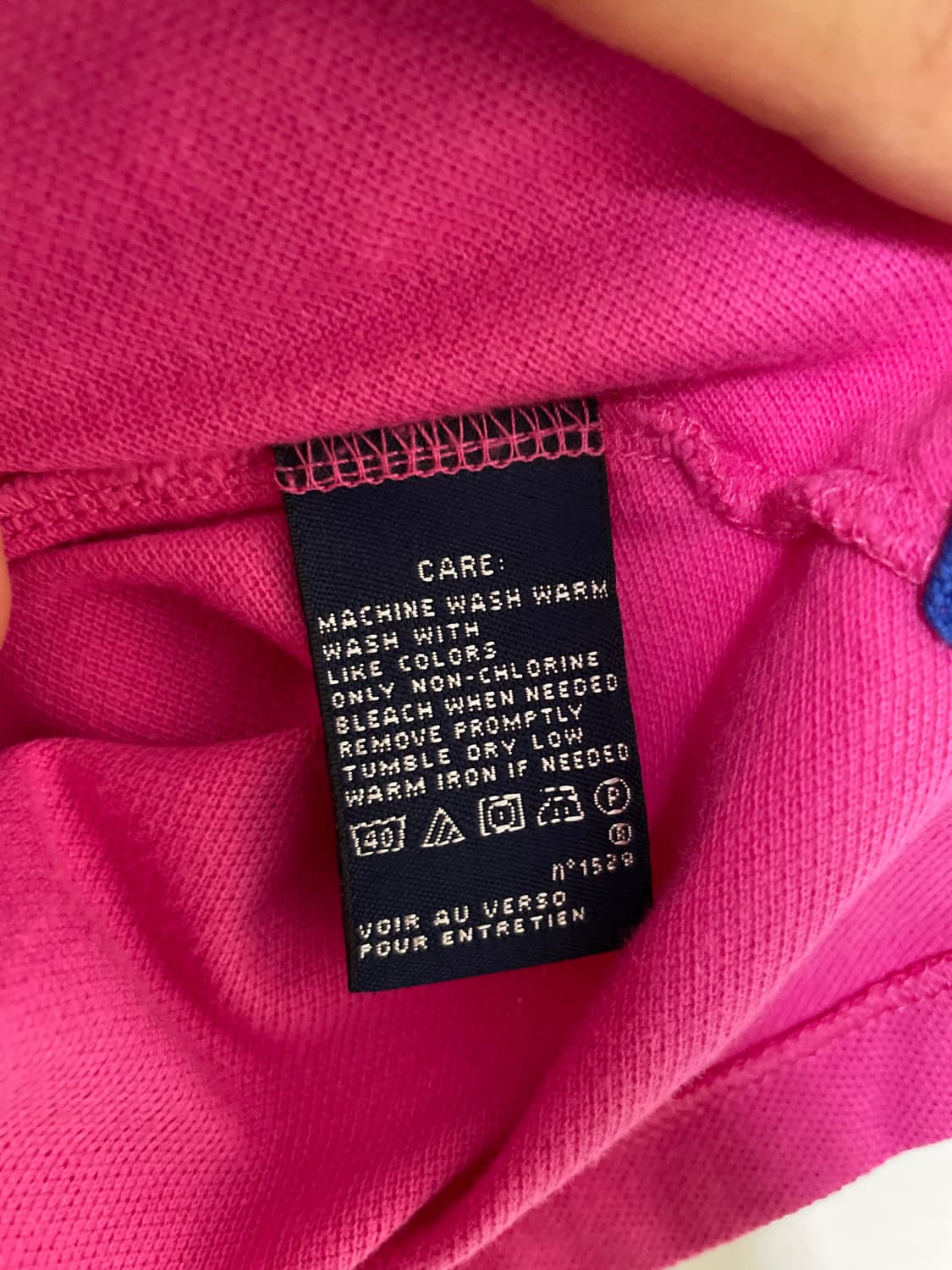 폴로랄프로렌 반팔 카라티 핑크 상품이미지6