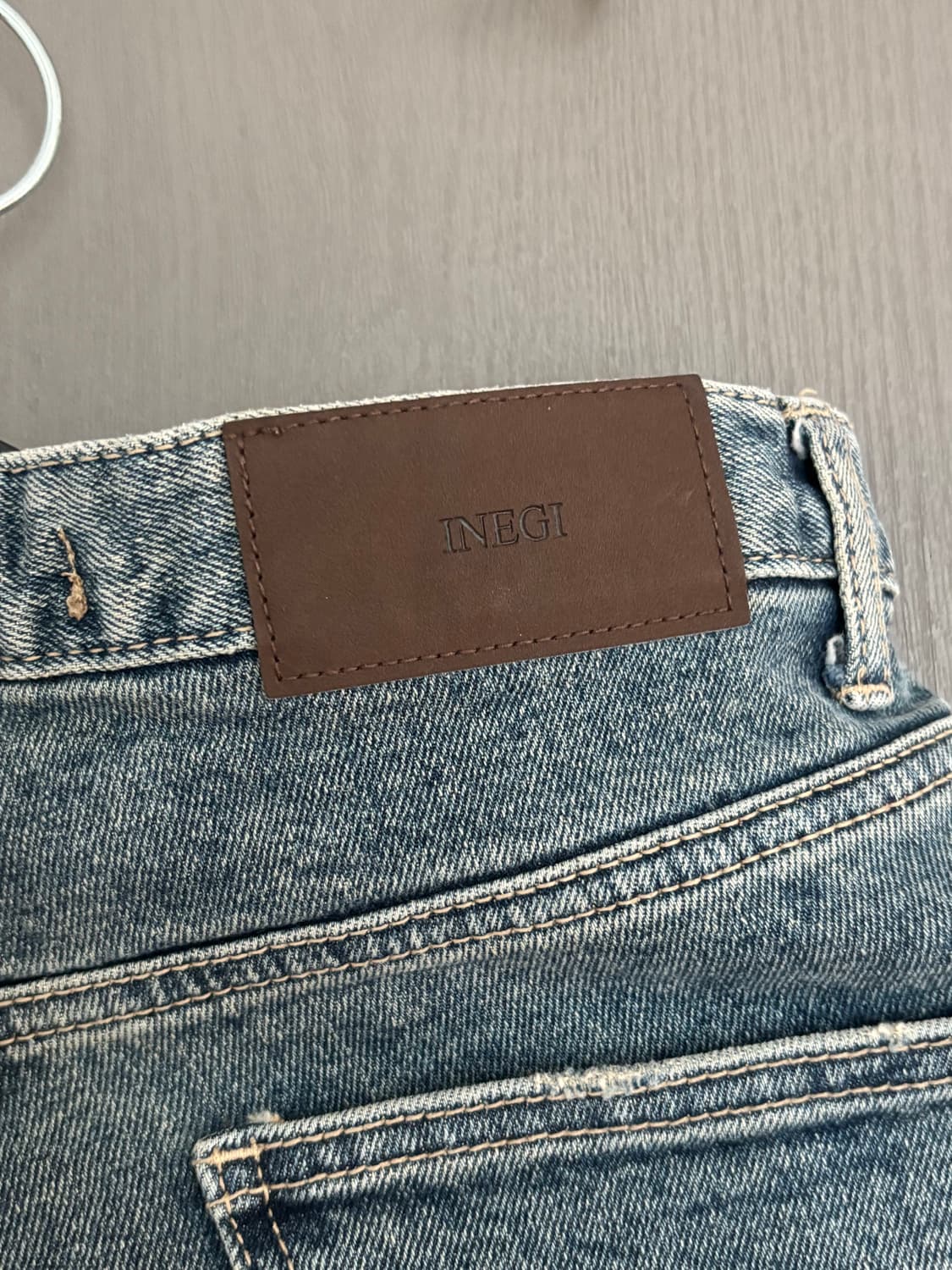 이네기 베어부츠컷 데님팬츠M 상품이미지8