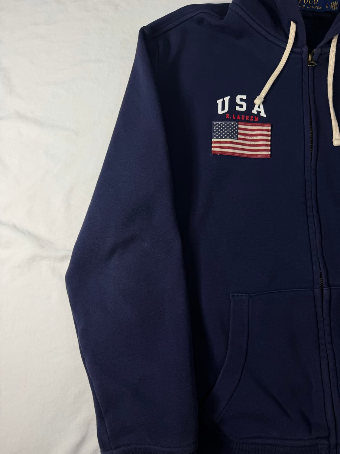 폴로 랄프로렌 빅포니 성조기 후드집업  상품이미지6