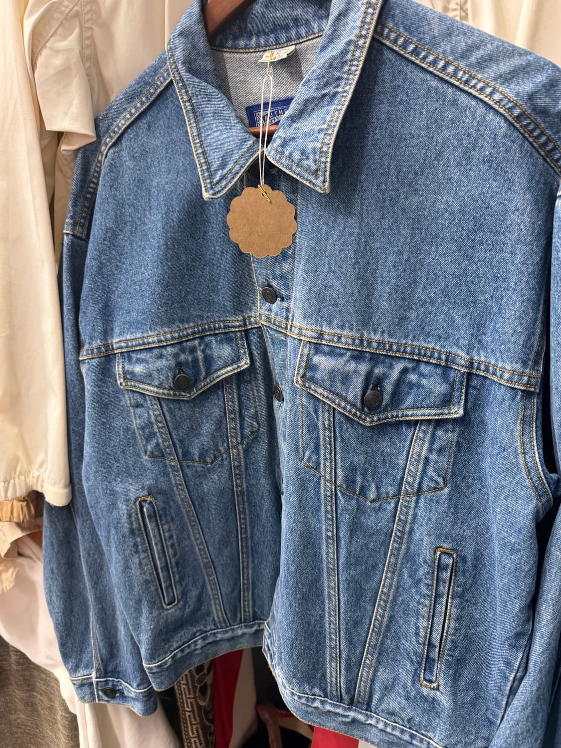 빈티지 하드락 데님자켓 실측 사진 참고  자켓 상품이미지4