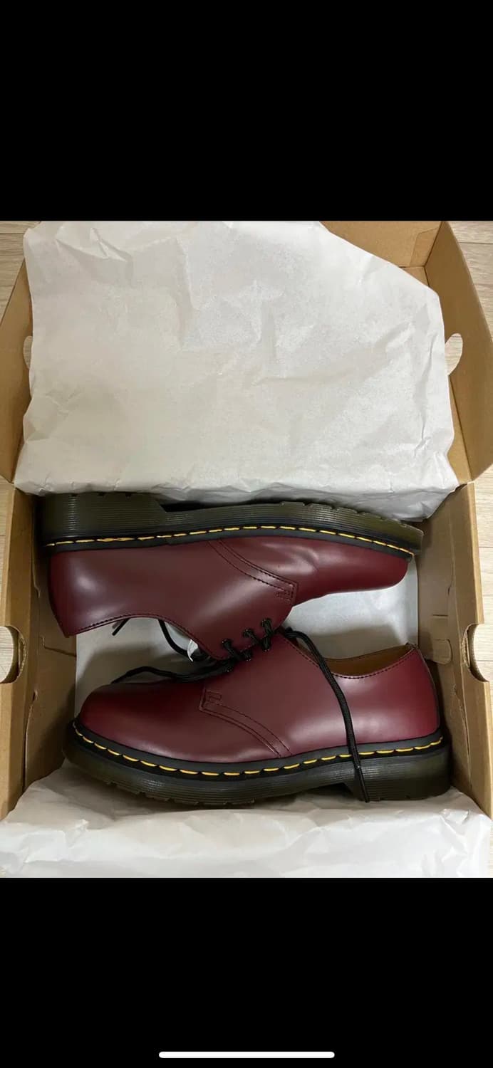 닥터마틴 1461 스무스 체리레드 uk6(250~260) 상품이미지2