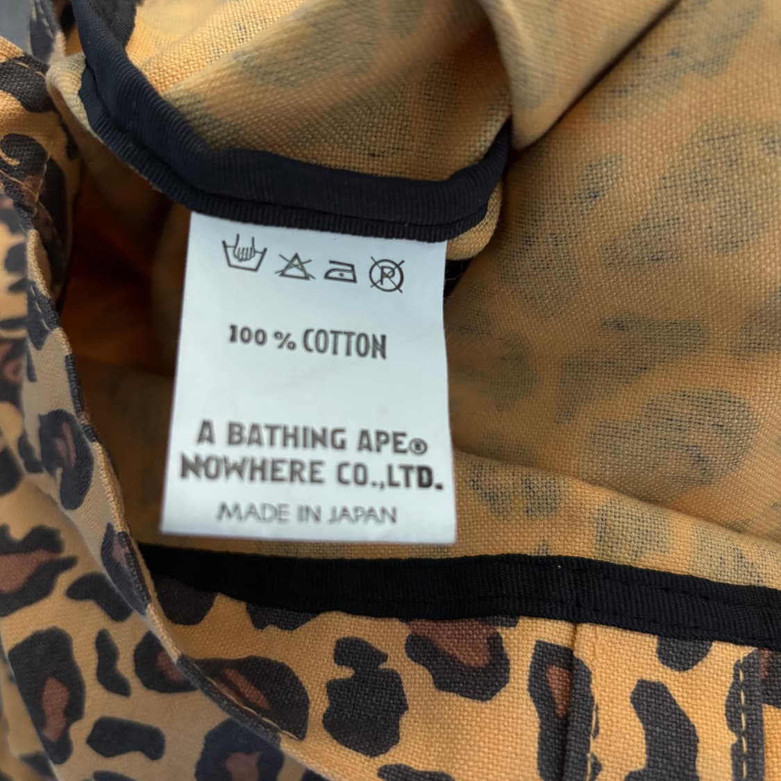 Bape leopard totebag 상품이미지4