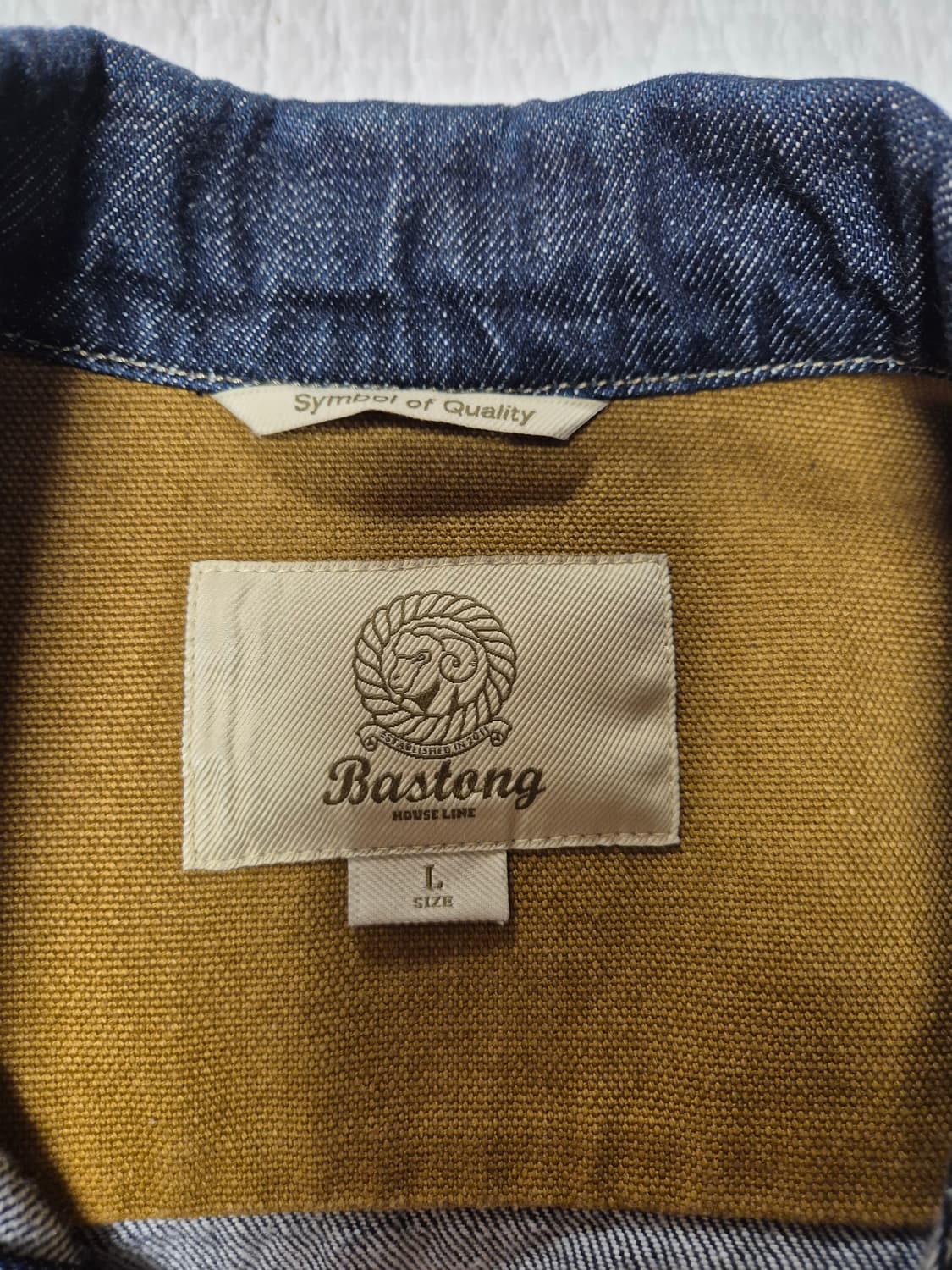 바스통 110 데님 트러커 자켓 L 사이즈 (105) 상품이미지2