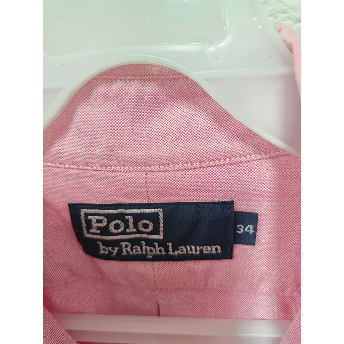 폴로 랄프로렌 핑크 옥스포드 셔츠 L 상품이미지2