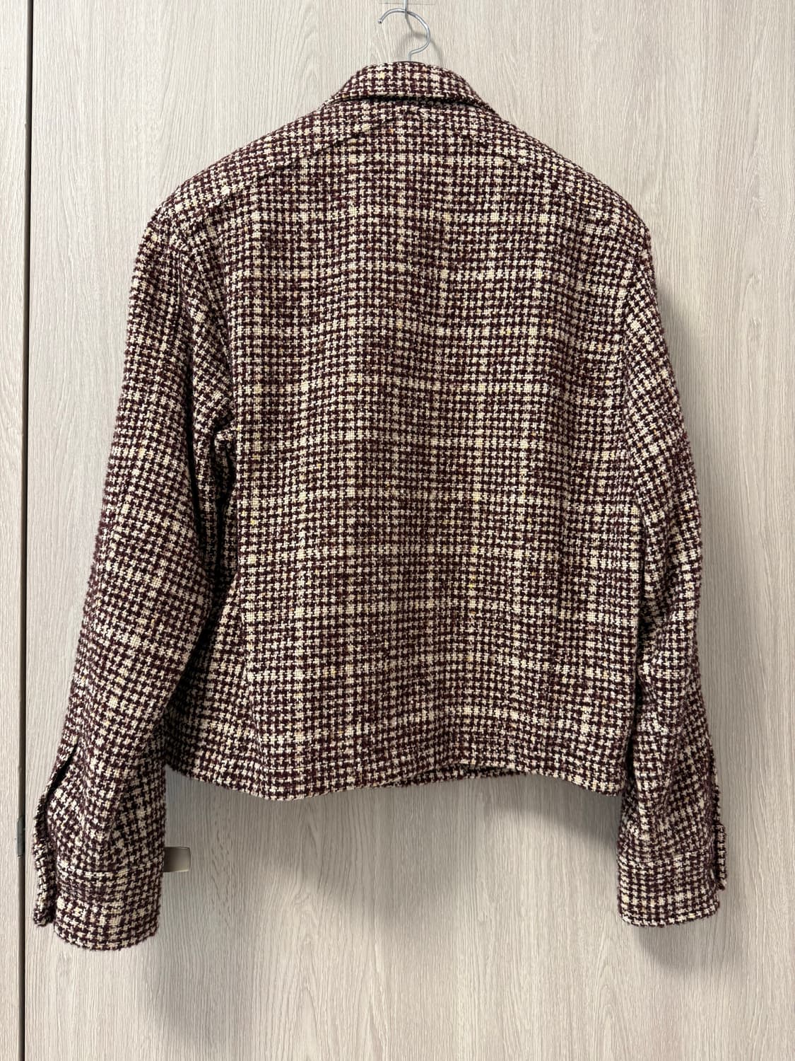 [L] 토니웩 체크 울 트위드 자켓 상품이미지6