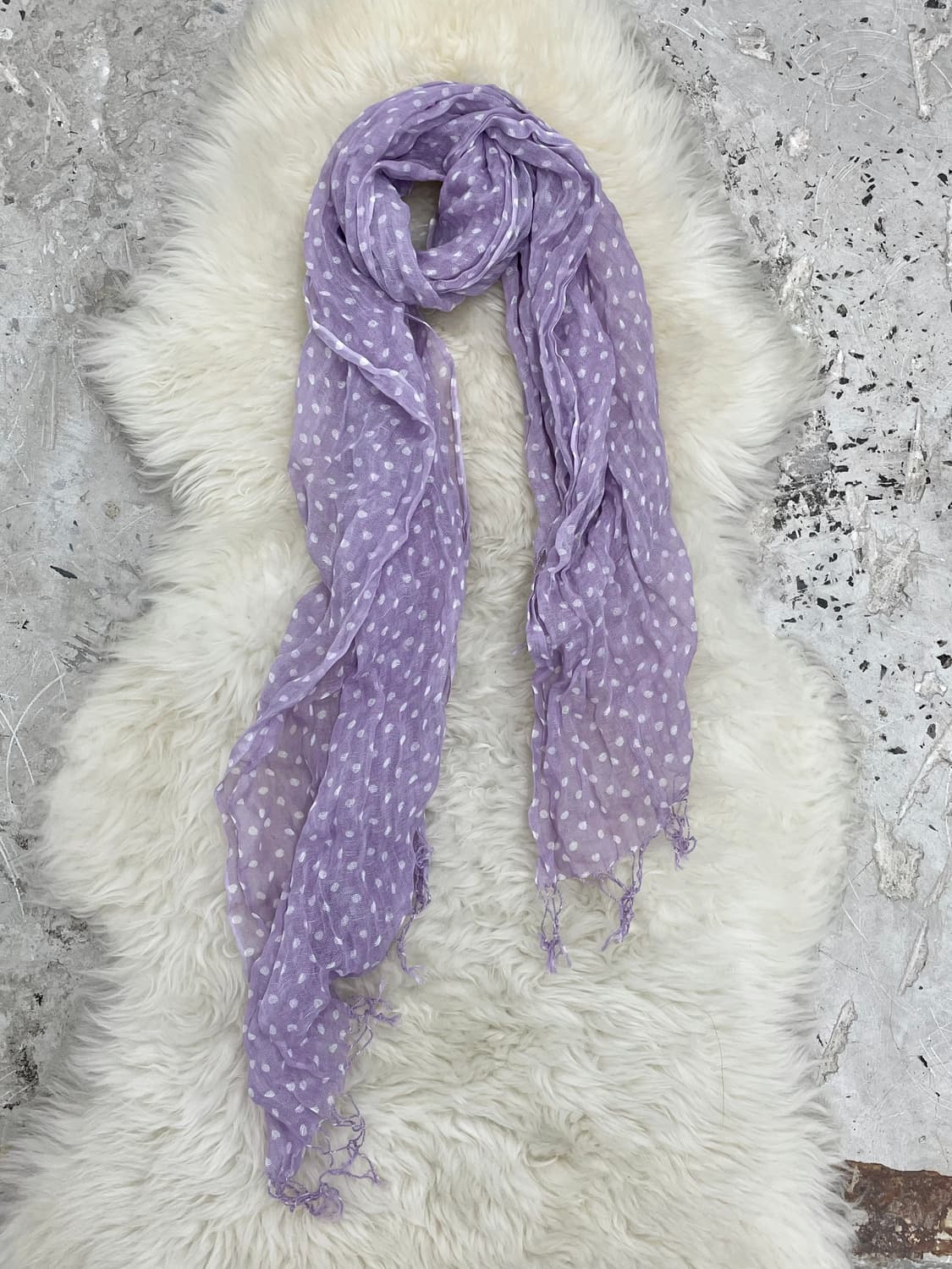 너드모리 도트 머플러  상품이미지4