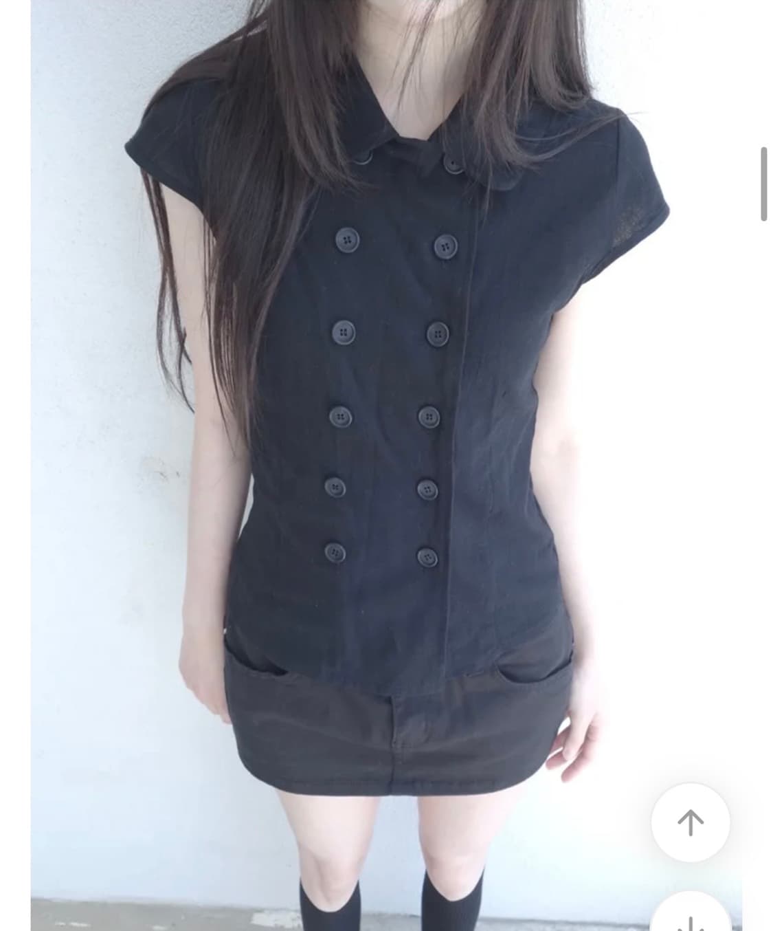 젤레나 버튼 반팔 셔츠 상품이미지1