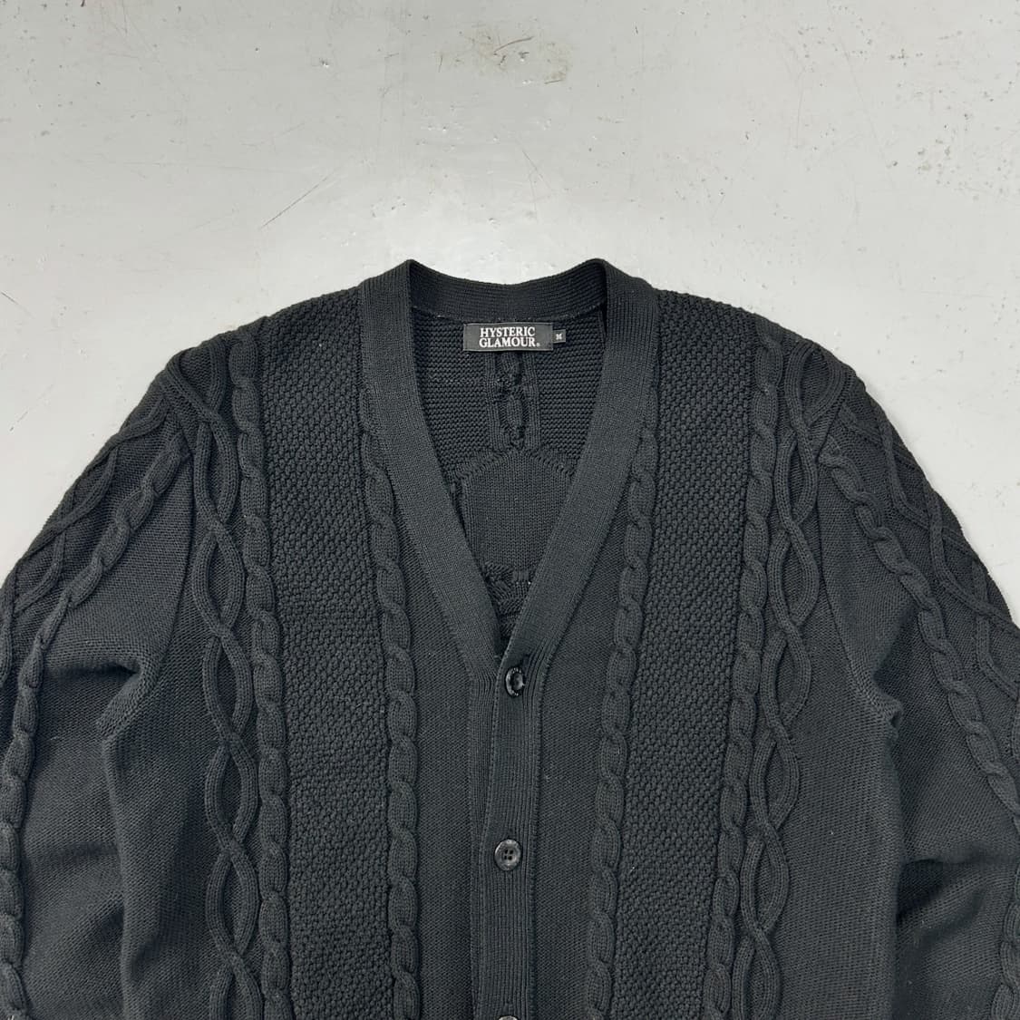 히스테릭글래머 스파이더 케이블 가디건  상품이미지4