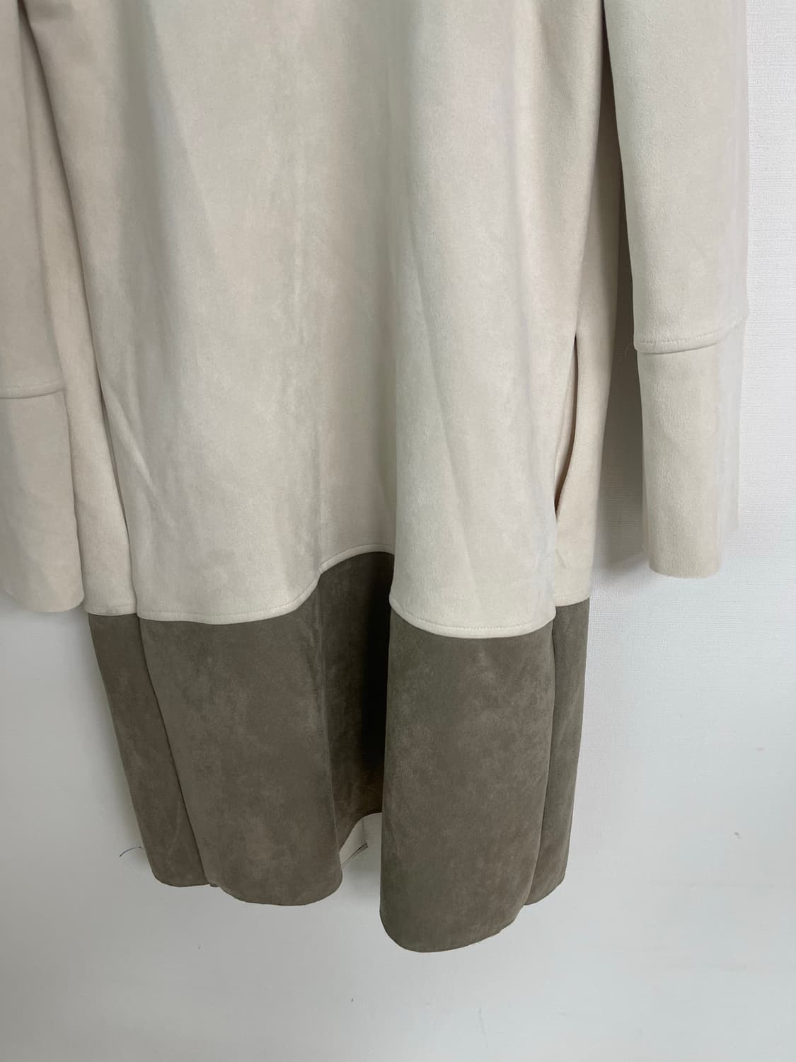 자라 ZARA 스웨이드 롱 자켓 55 상품이미지6