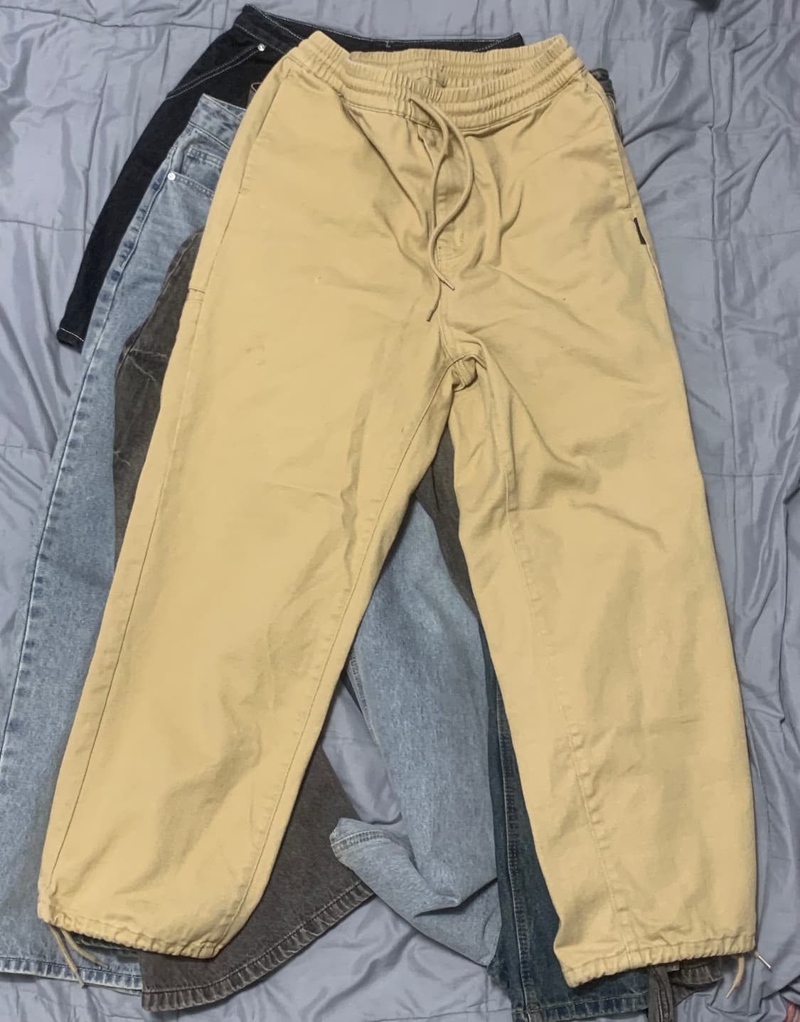 안입는 청바지 데님팬츠 코튼팬츠 세트로 팝니다 상품이미지5