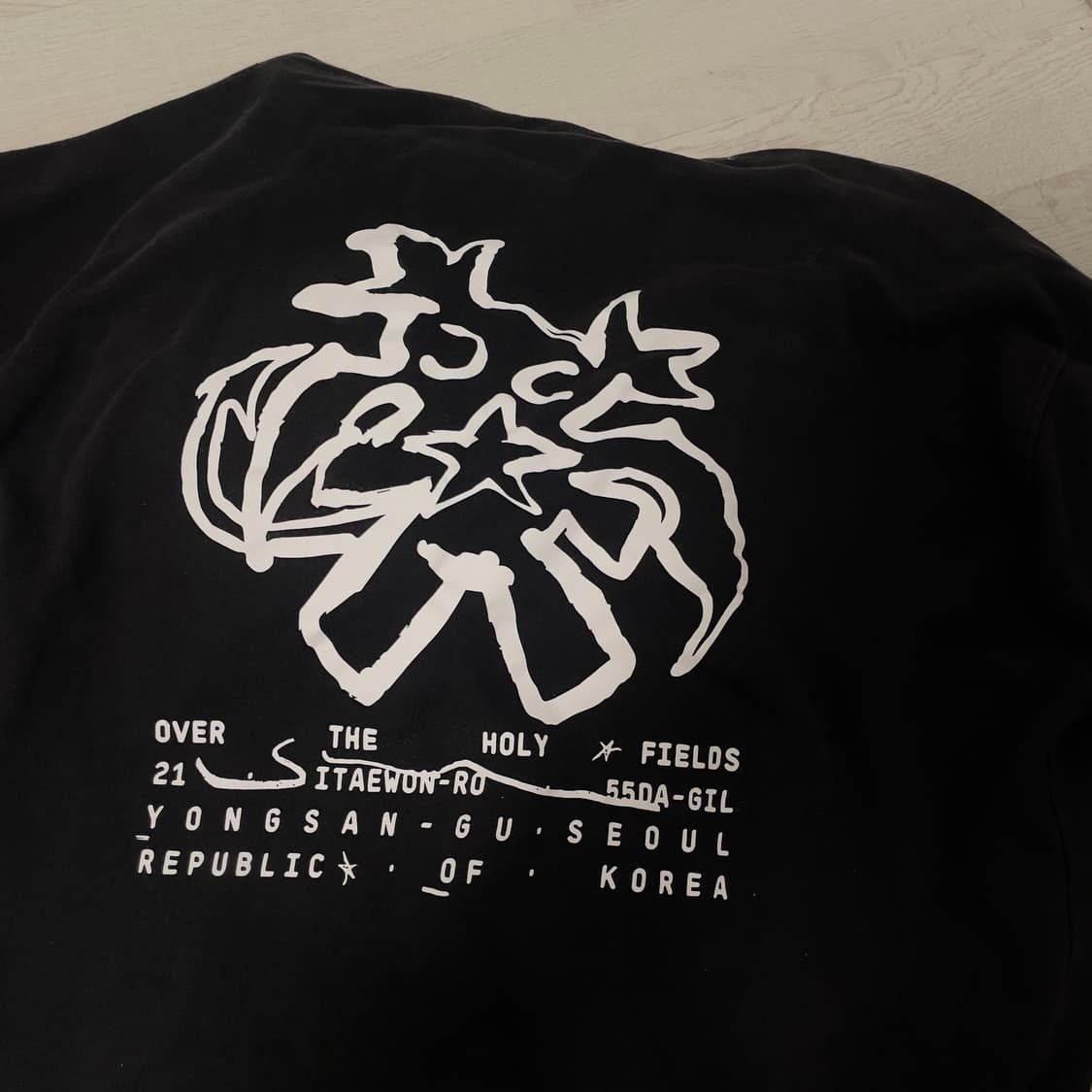 M) UVU 서울 마라톤 블랙 후드 상품이미지5