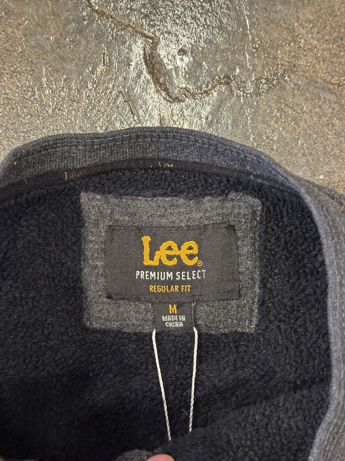 Lee Premium Select 와플 헨리넥 쉐르파 스웻셔츠 M 상품이미지3